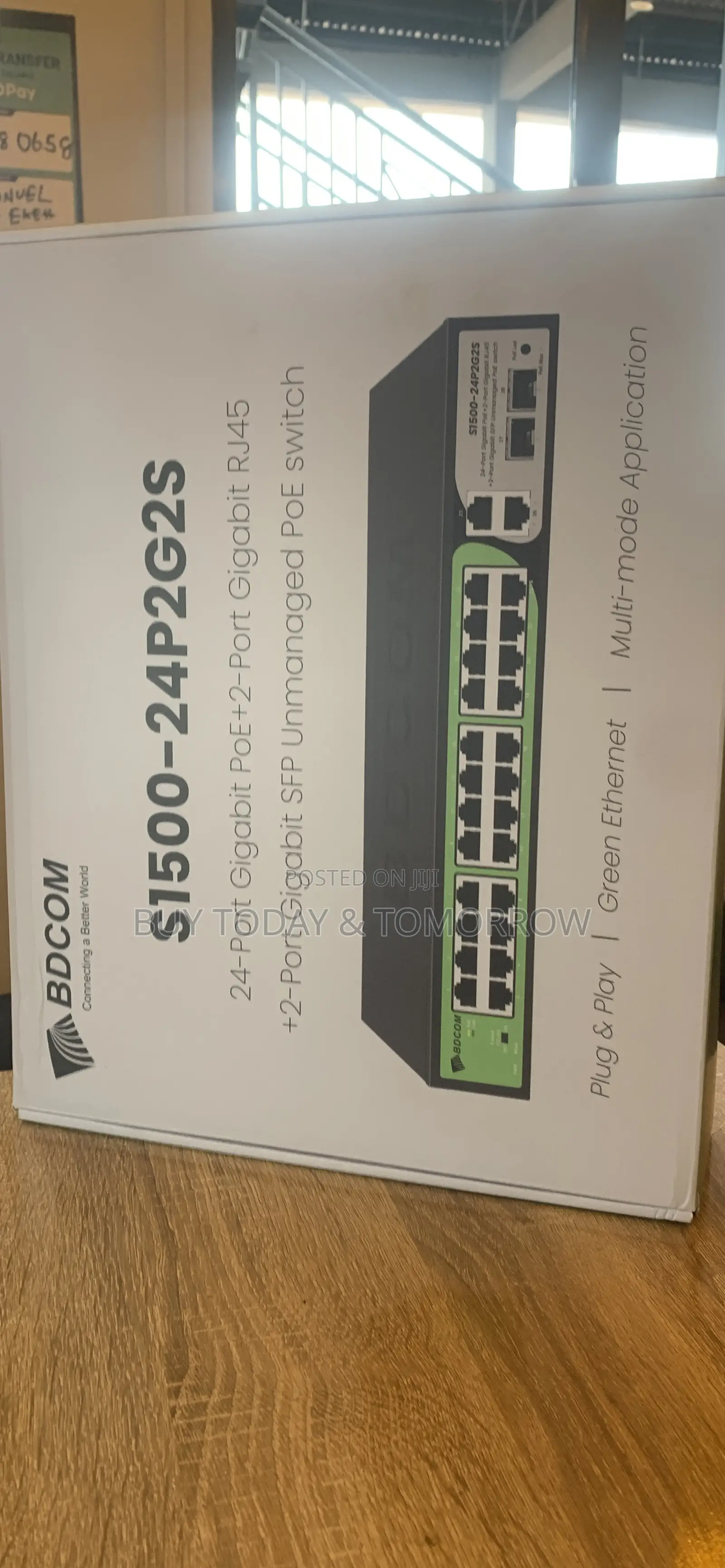 BDCOM 24 Port Gigabit poE +2 Port Gigabit RJ45 Switch