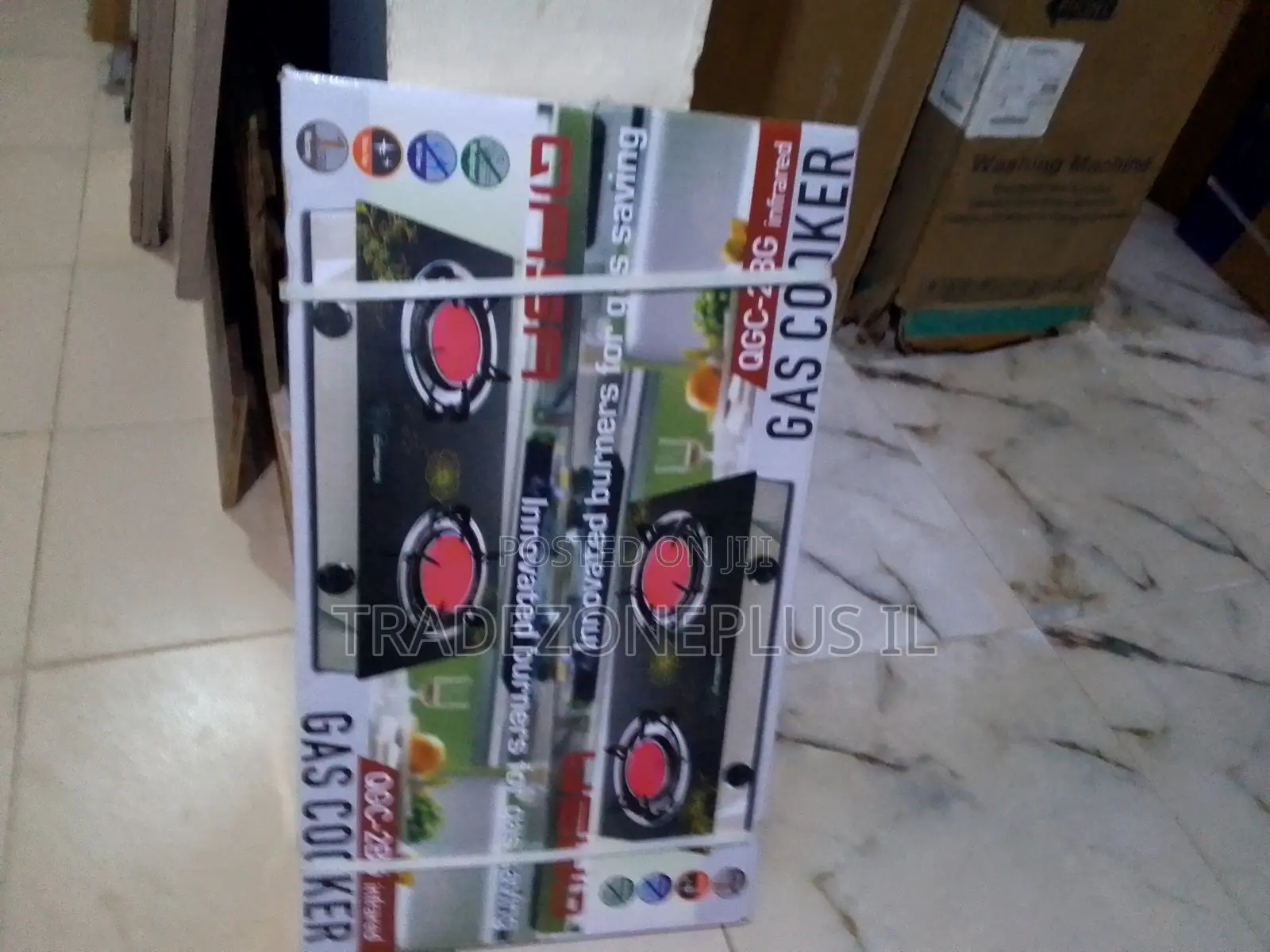 Qasa QGC 2BG Gas Cooker for Small Apartments