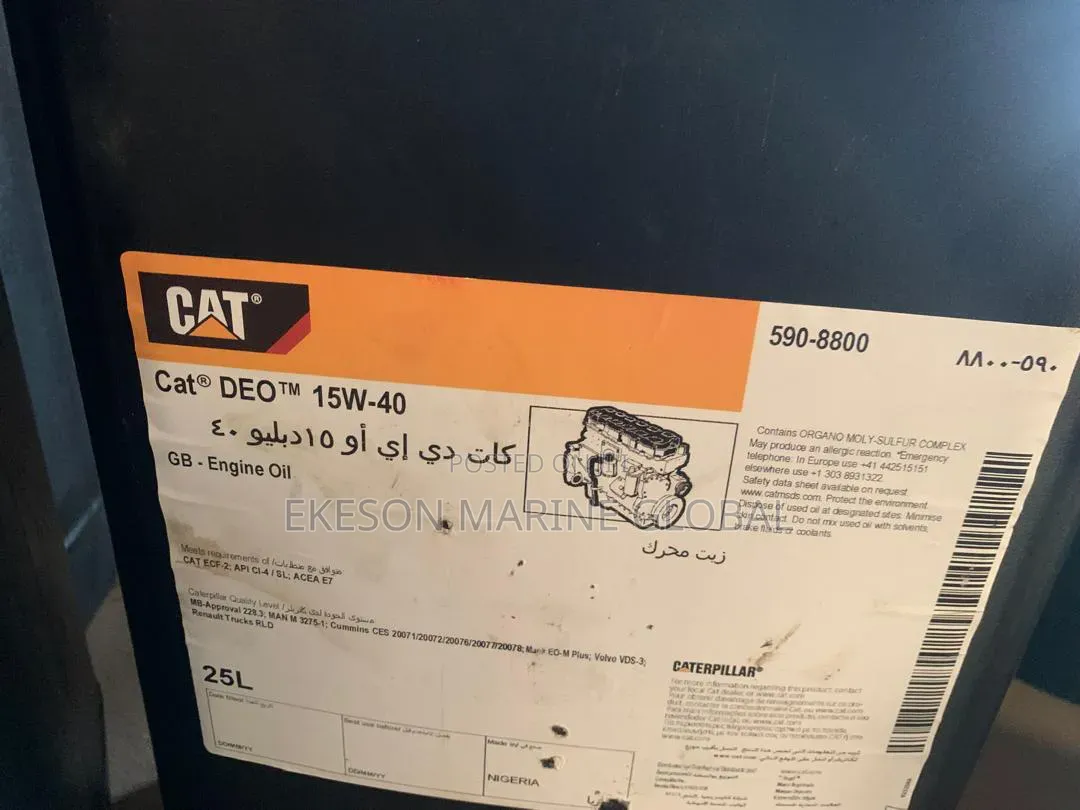 Cat Deo 15w 40 Engine Oil 25ltrs
