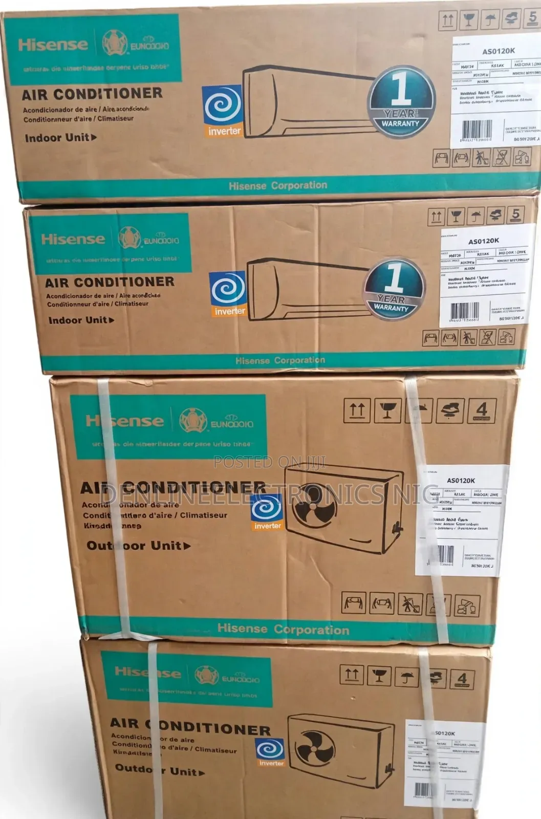 Hisense 1.5 Copper Coil Inverter Split AC