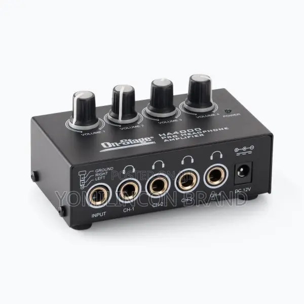 On-Stage Four-Channel Headphone Amp - Ha4000