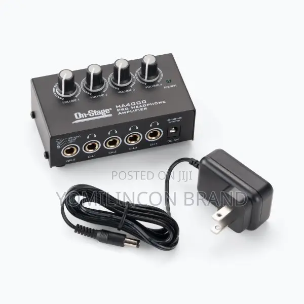 On-Stage Four-Channel Headphone Amp - Ha4000
