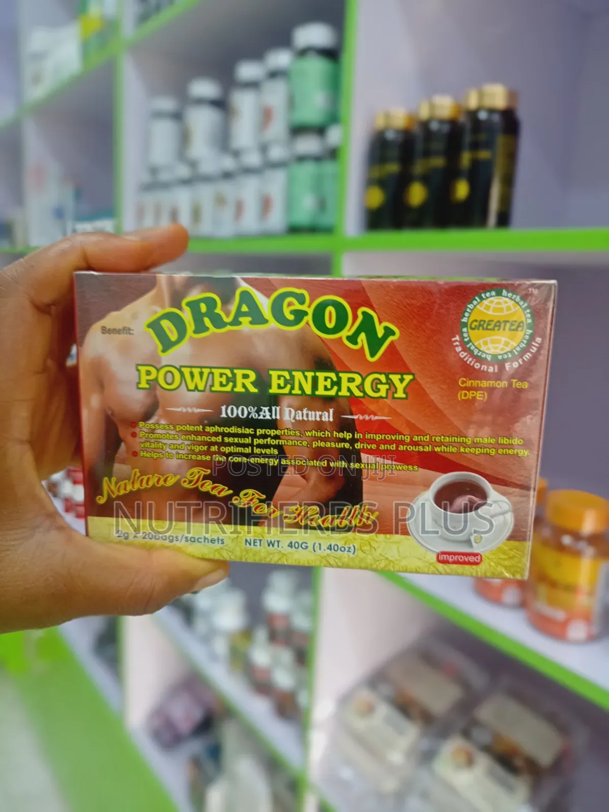 DRAGON POWER ENERGY TEA (Powerful Libido Booster for Men)