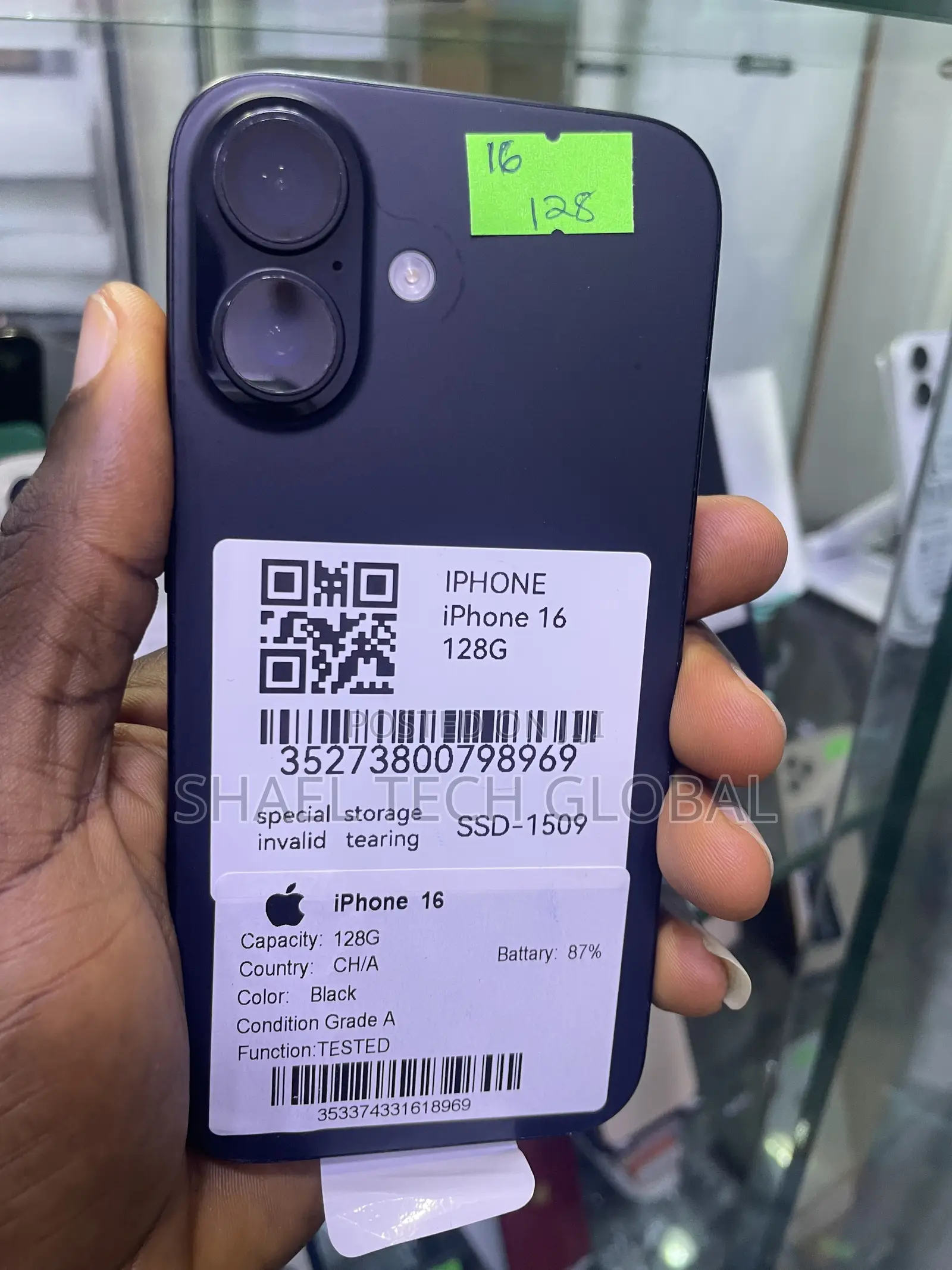Apple iPhone 16 128 GB Black