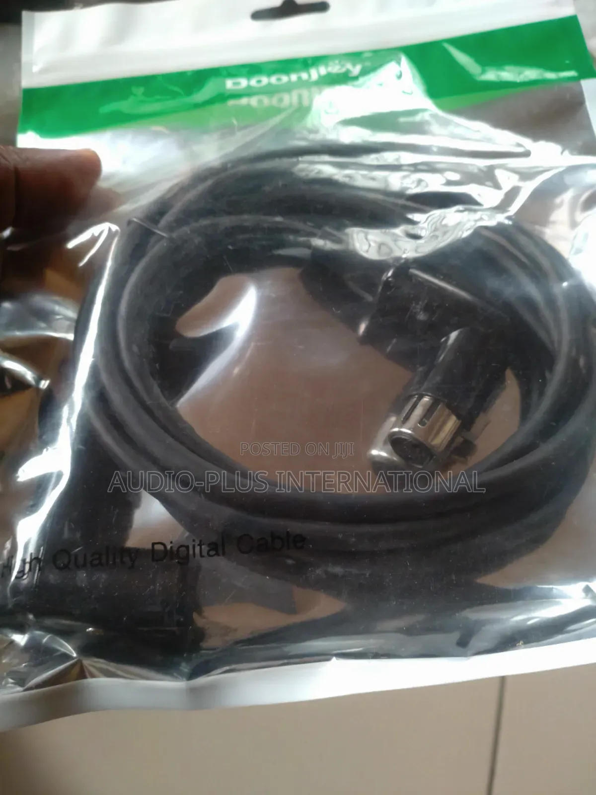 XLR Right Angle Male to Right Angel Female Cable. 2Meters