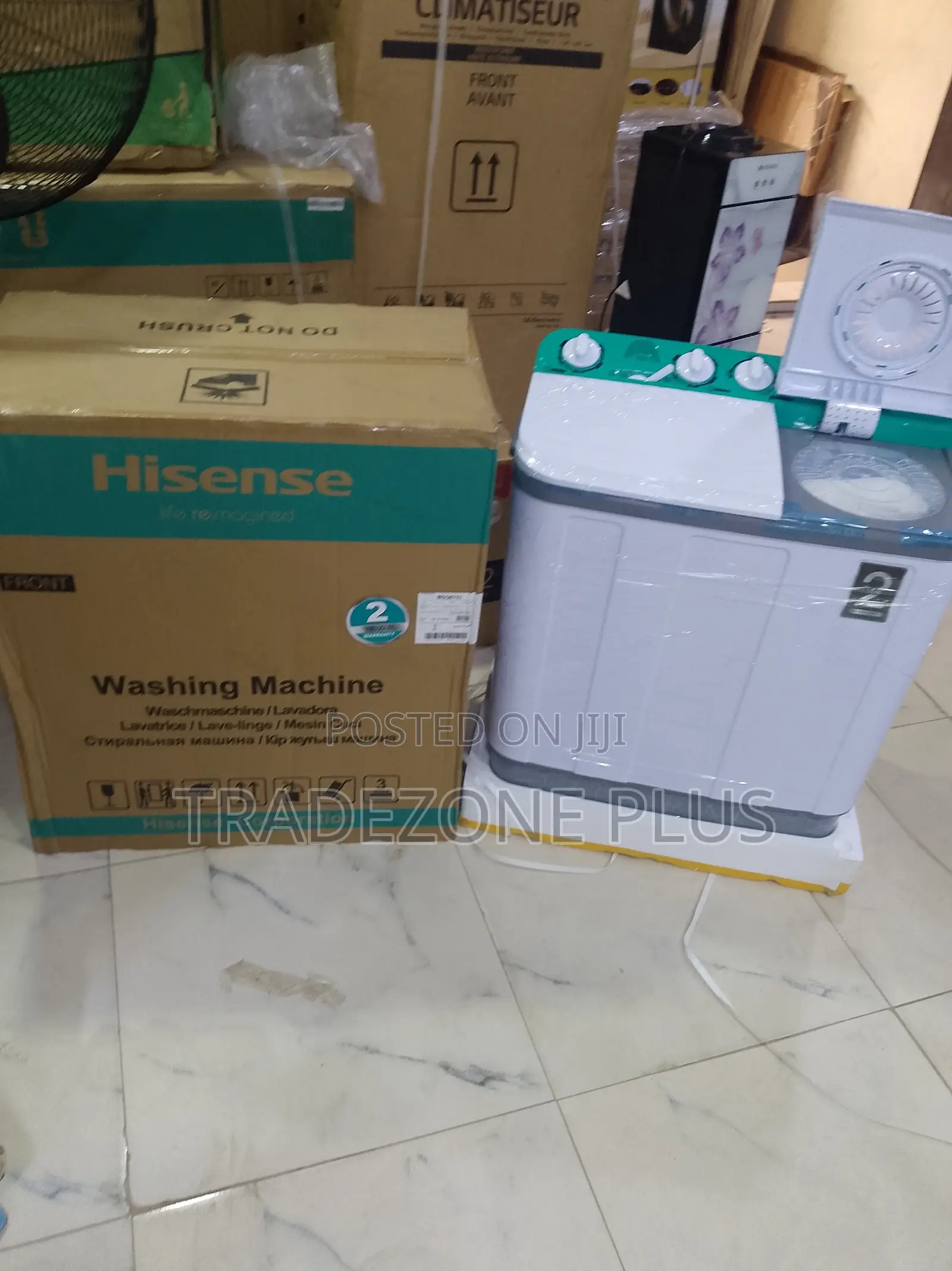 Hisense 7.5kg Semi-Automatic Washer and Spin Dryer