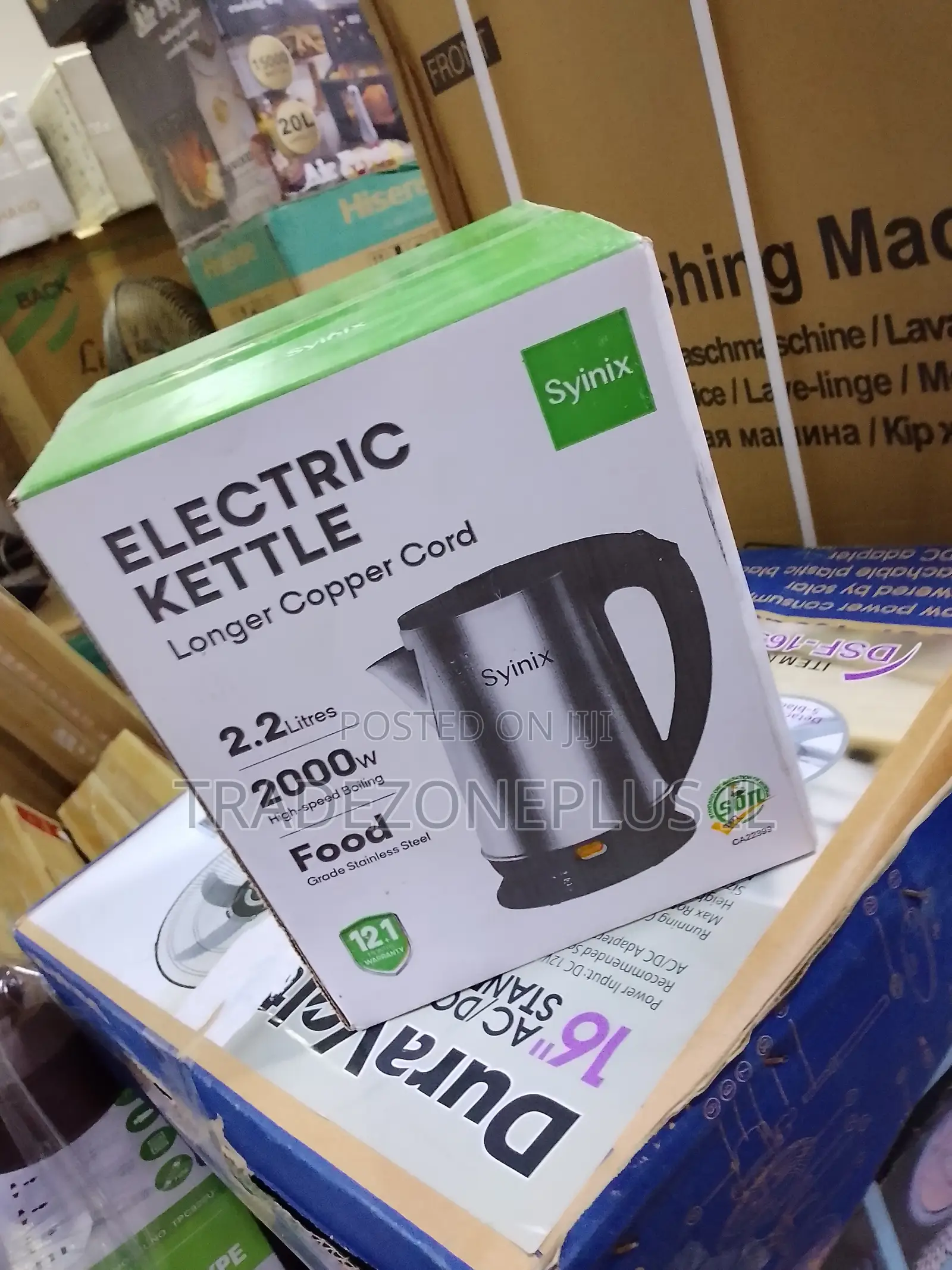 Buy Synix 2.2L Fast Boiling Kettle With Copper Cable