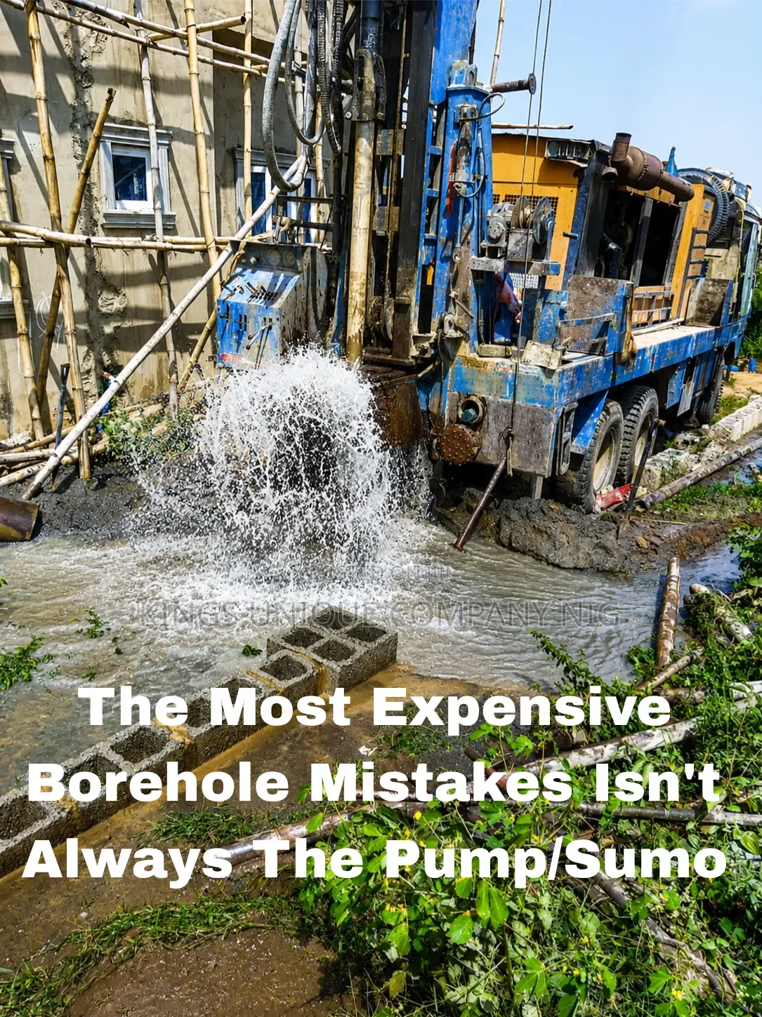 Borehole Drilling, Pump Installation, Repair and Reliable Water Supply