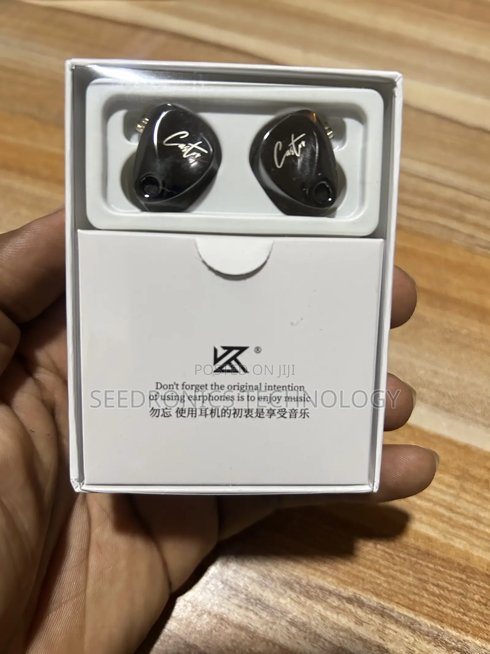 KZ Castor Gray/Black BASS EDITION IEM | Dual Driver + Inbuilt EQ Bass