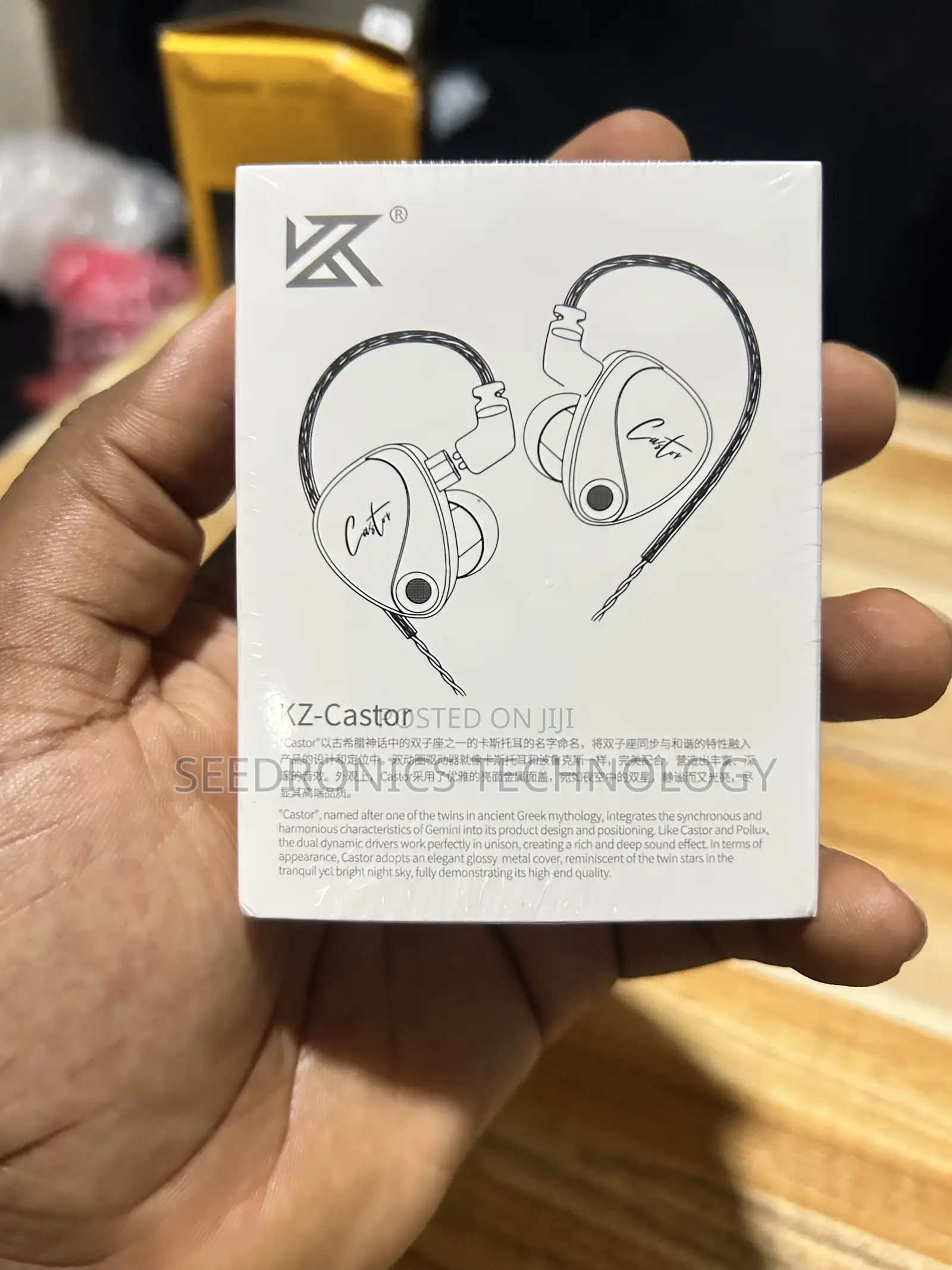 KZ Castor Gray/Black BASS EDITION IEM | Dual Driver + Inbuilt EQ Bass