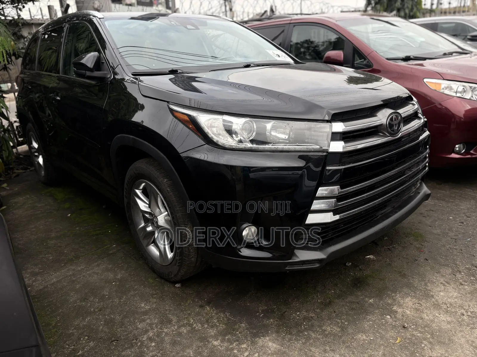 Toyota Highlander Limited 4x2 V6 (3.5L 6cyl 8A) 2017 Black