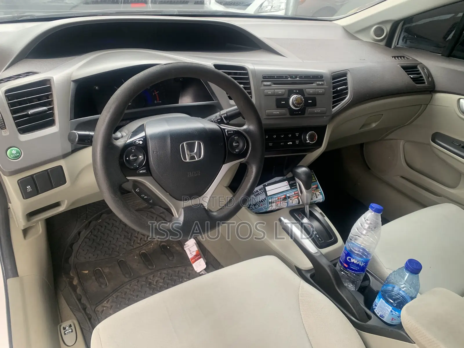 Honda Civic Sedan EX 2013 White