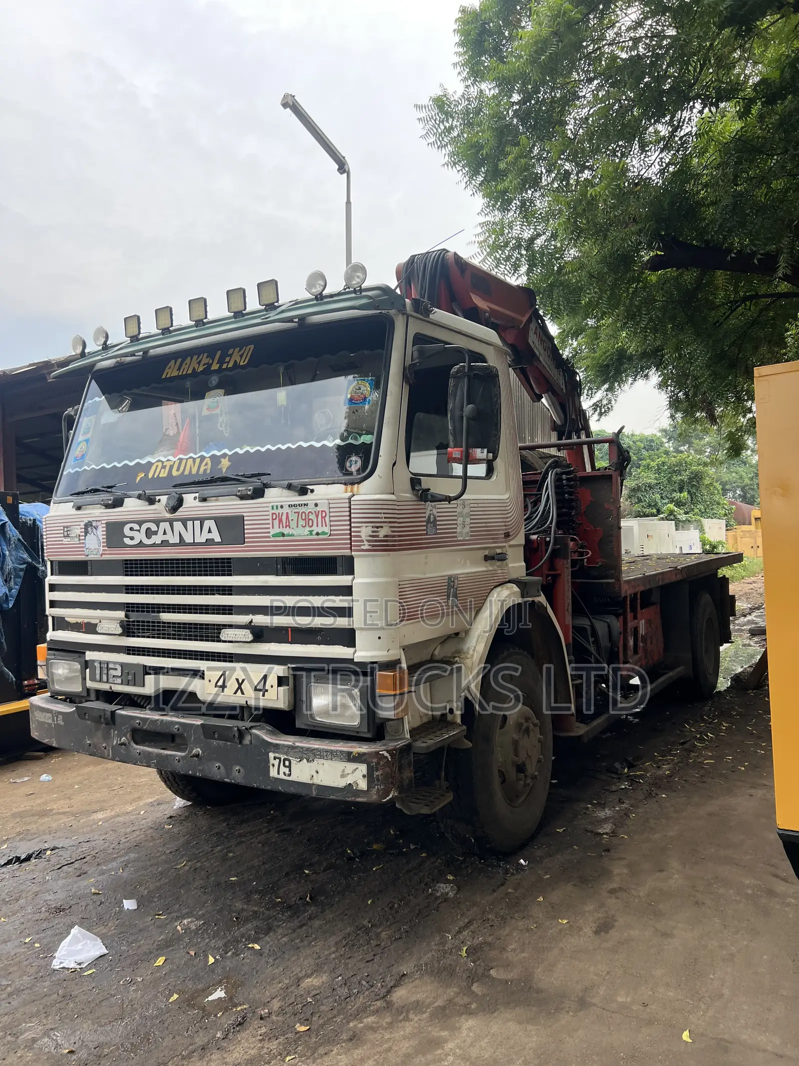 Crane Truck for Rent in Lagos | Hiab Lifting Services