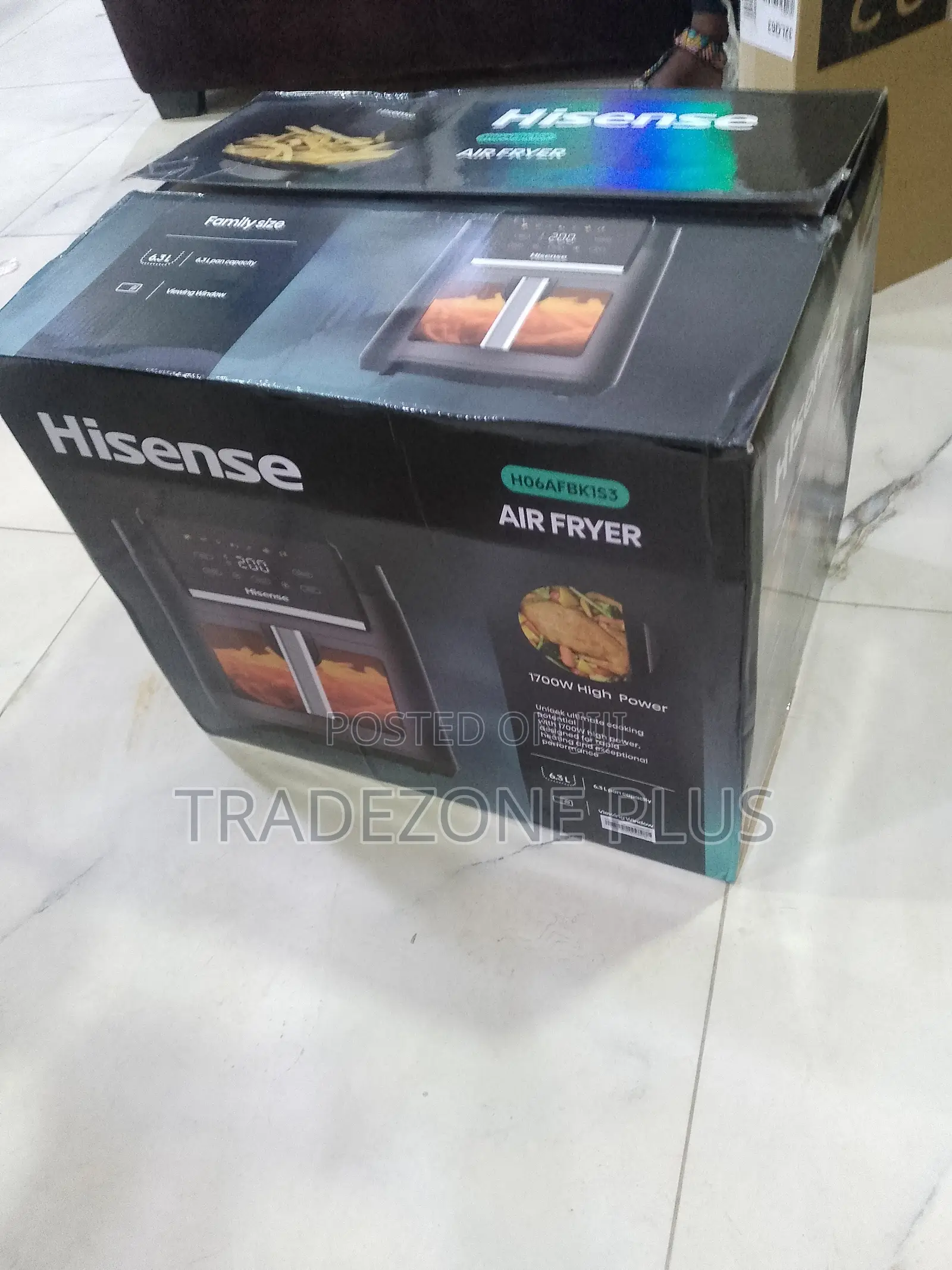 Hisense H06AFBK1S3 Large Capacity Air Fryer