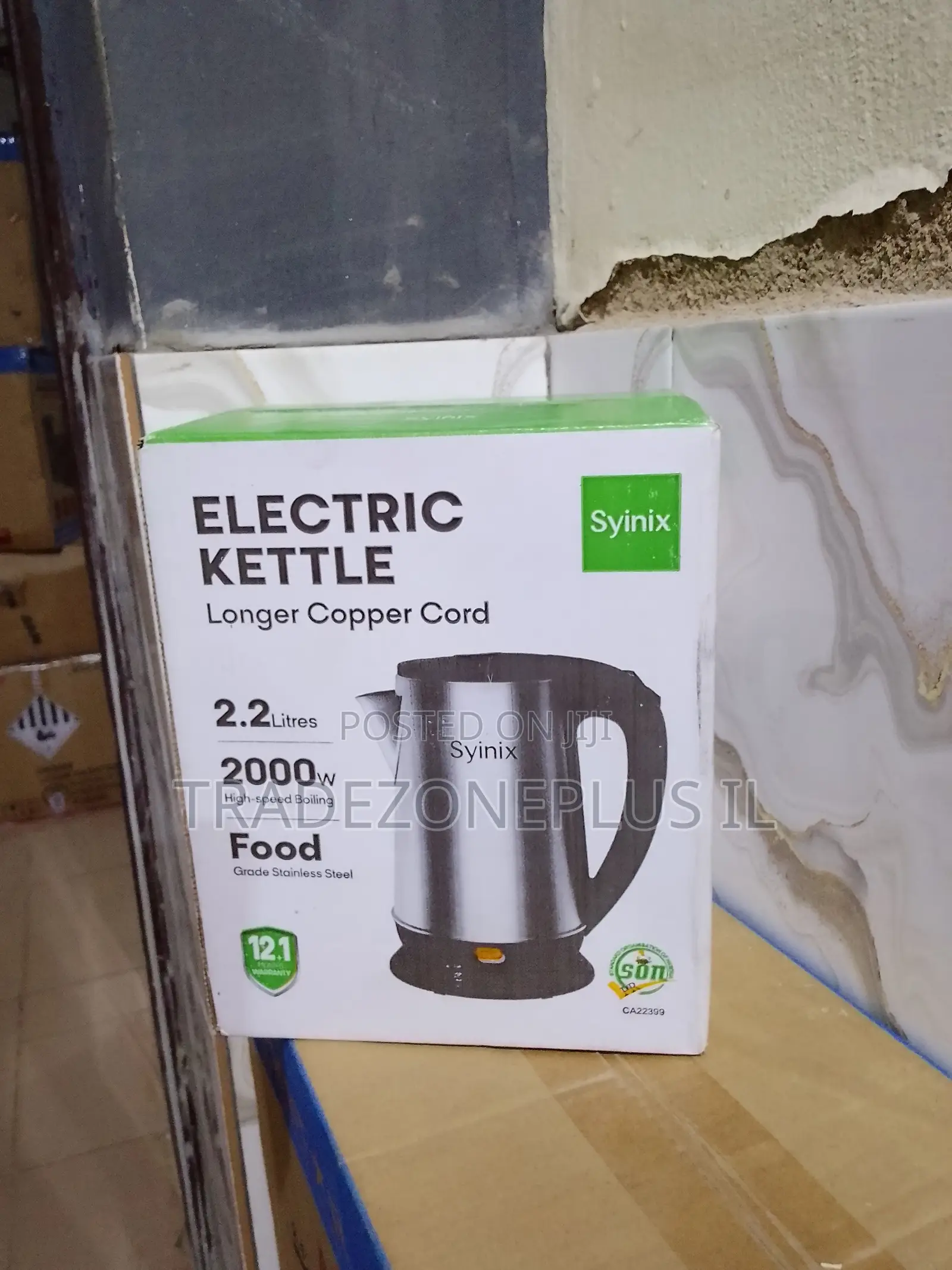 Hot Water in Minutes With Synix 2.2L Electric Kettle