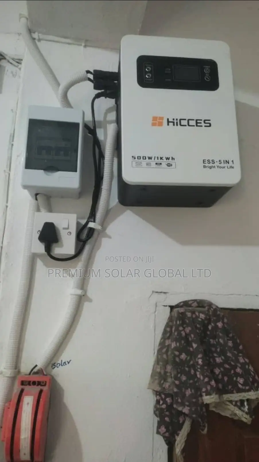Hicces 500w / 1kwh Power Tank Solar Generator