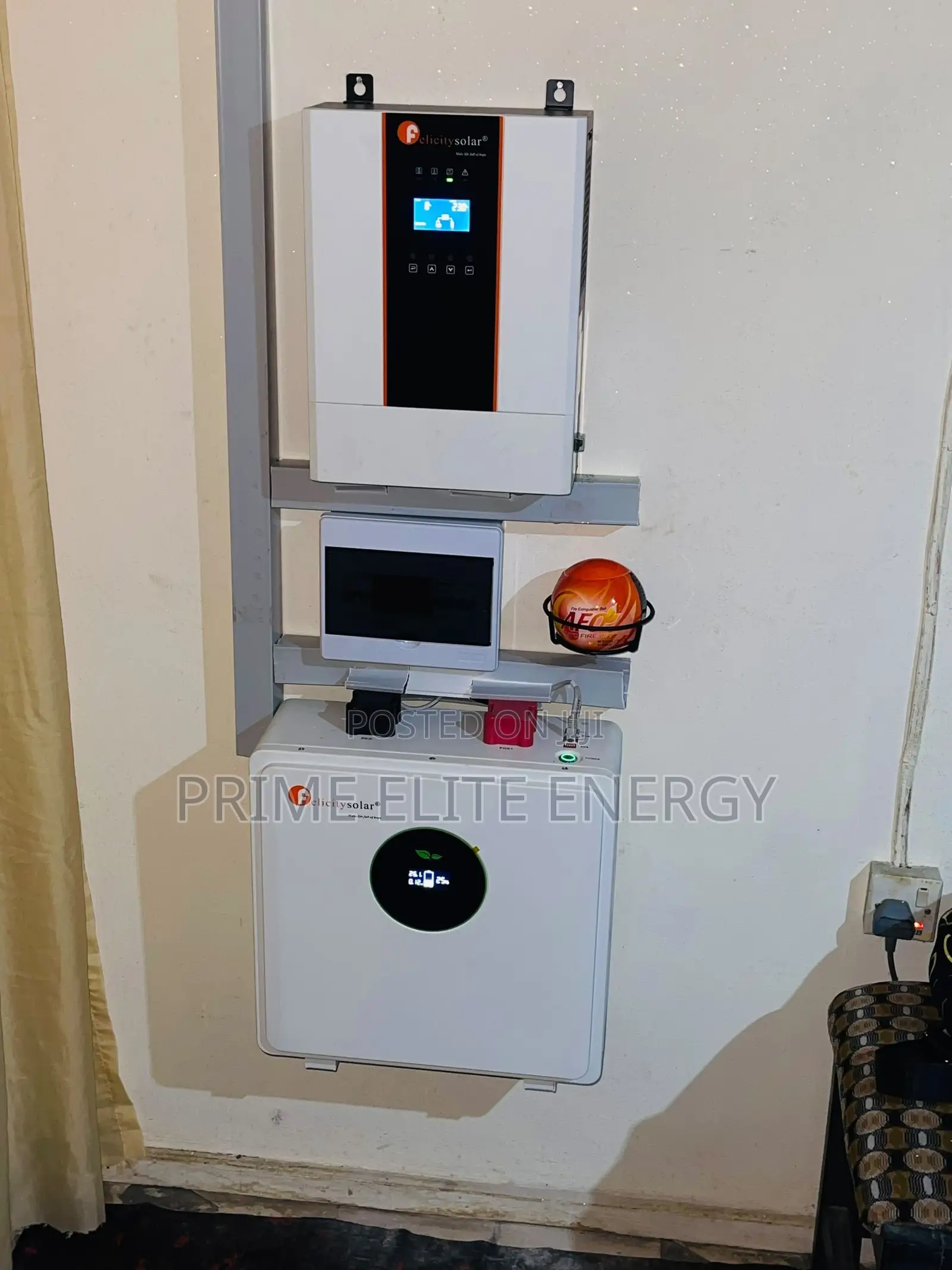 Felicity 3kva Inverter + 5kwh Battery + Solar Panel 650w (6pcs)