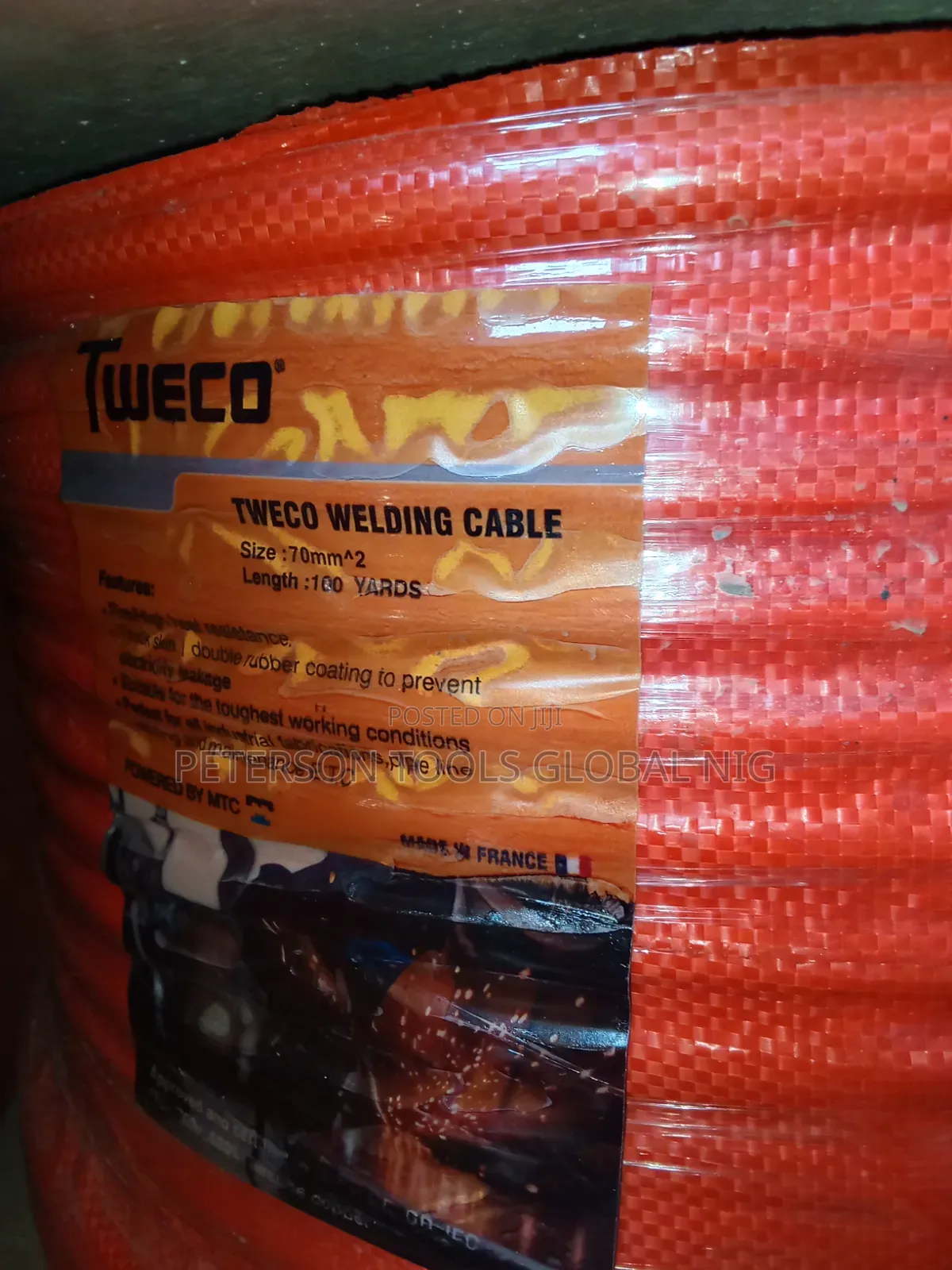 TWECO 70mm X100yards Welding Cable