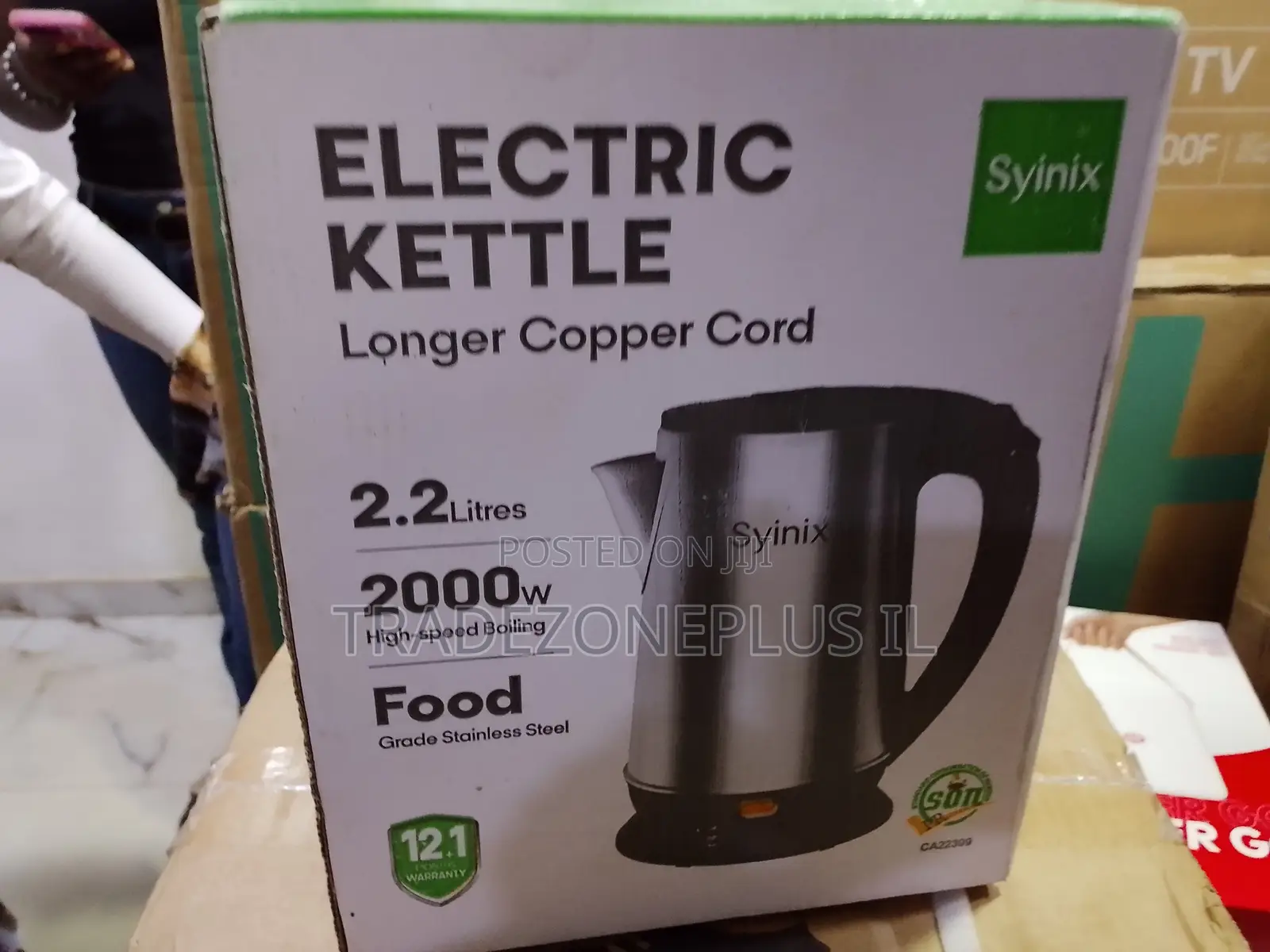 Everyday Synix Electric Kettle 2.2L for Busy Homes