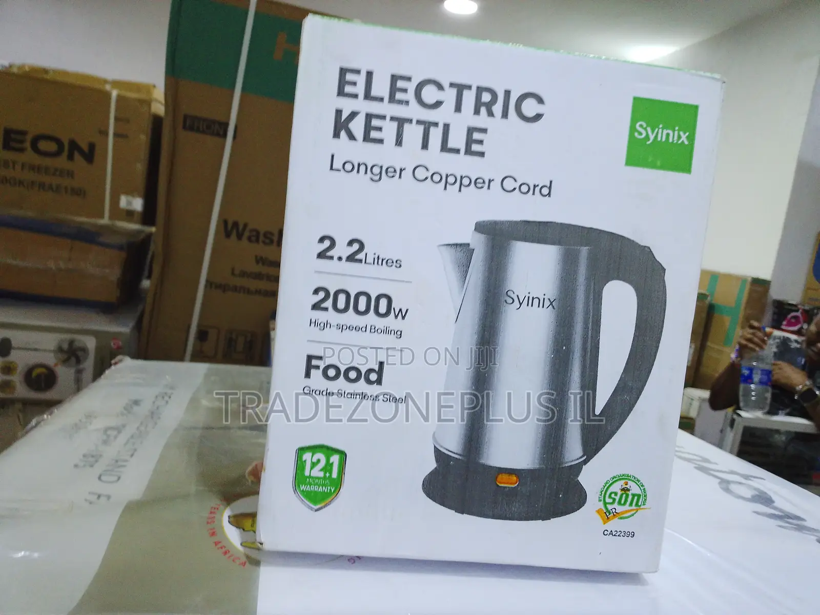 Everyday Synix Electric Kettle 2.2L for Busy Homes