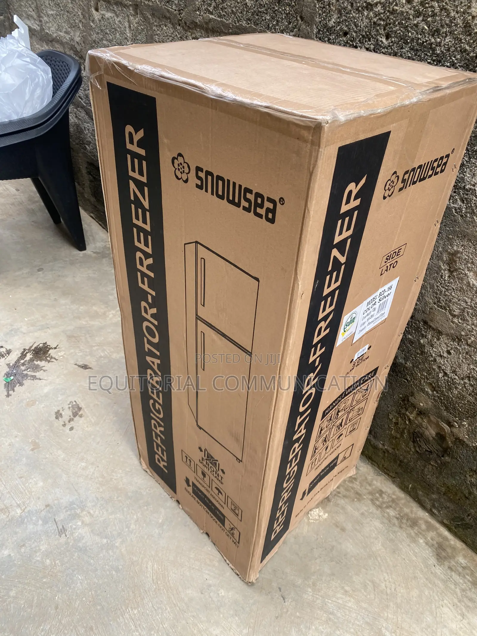 Snowsea BCD-166 120L Compact Double Door Refrigerator