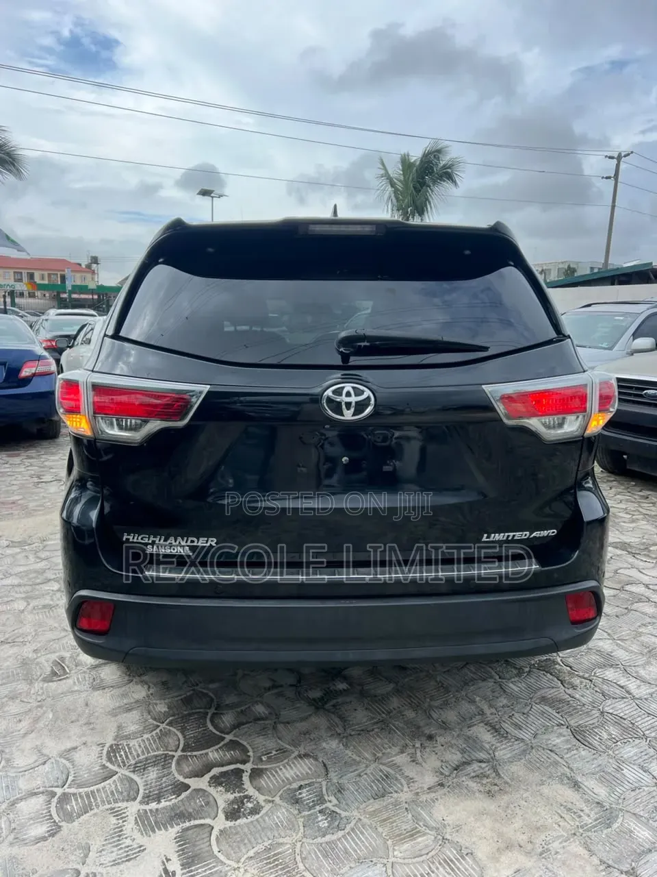 Toyota Highlander Limited 4dr SUV AWD (3.5L 6cyl 6A) 2015 Black