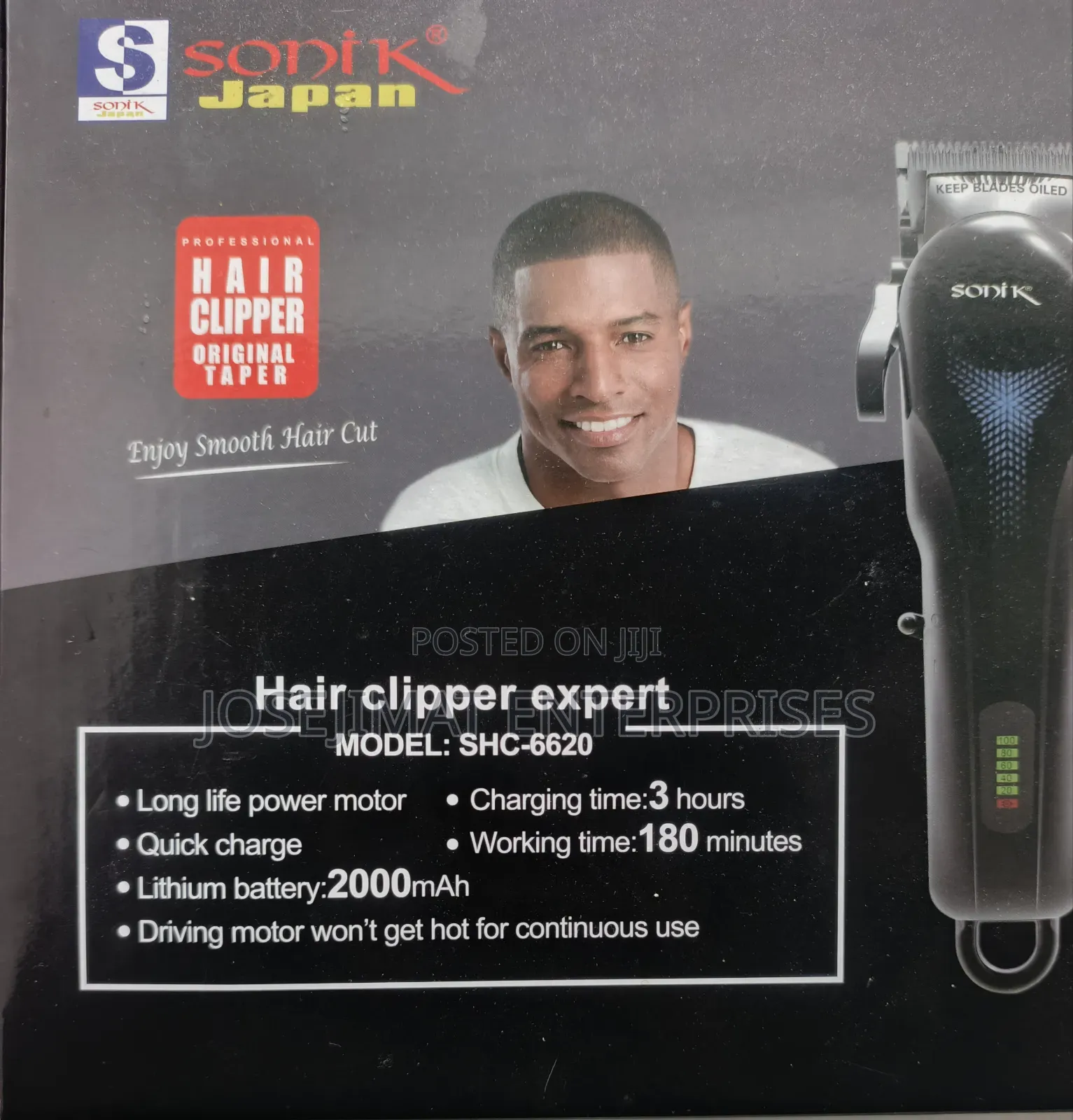 Sonik Japan Hair Clipper 6620