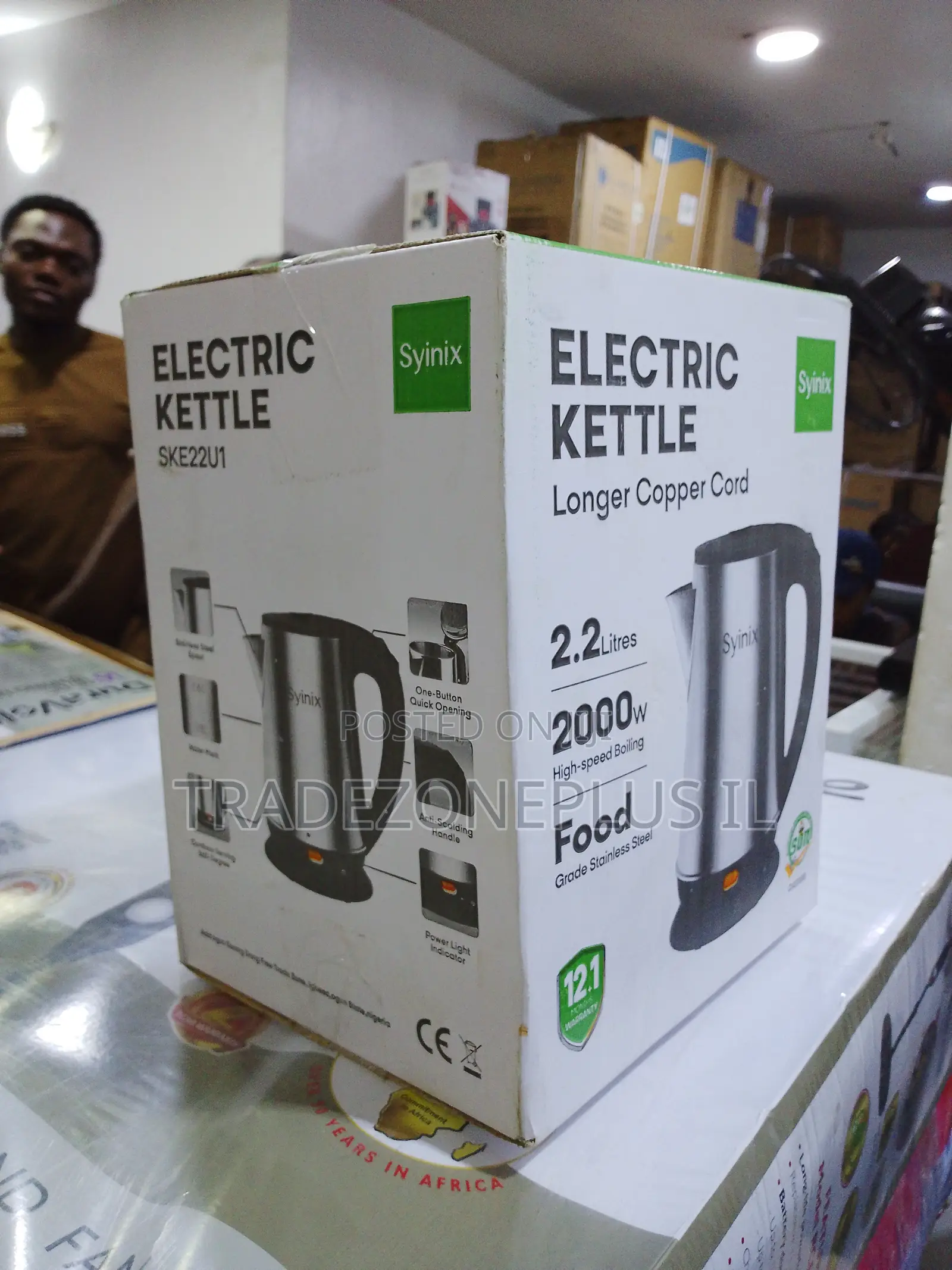 Value Deal on Synix 2.2L Electric Water Kettle