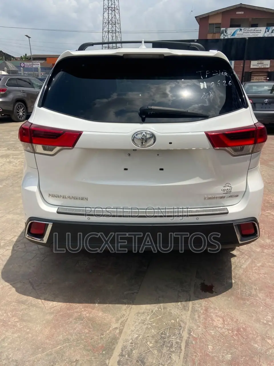 Toyota Highlander Limited Platinum 2019 White