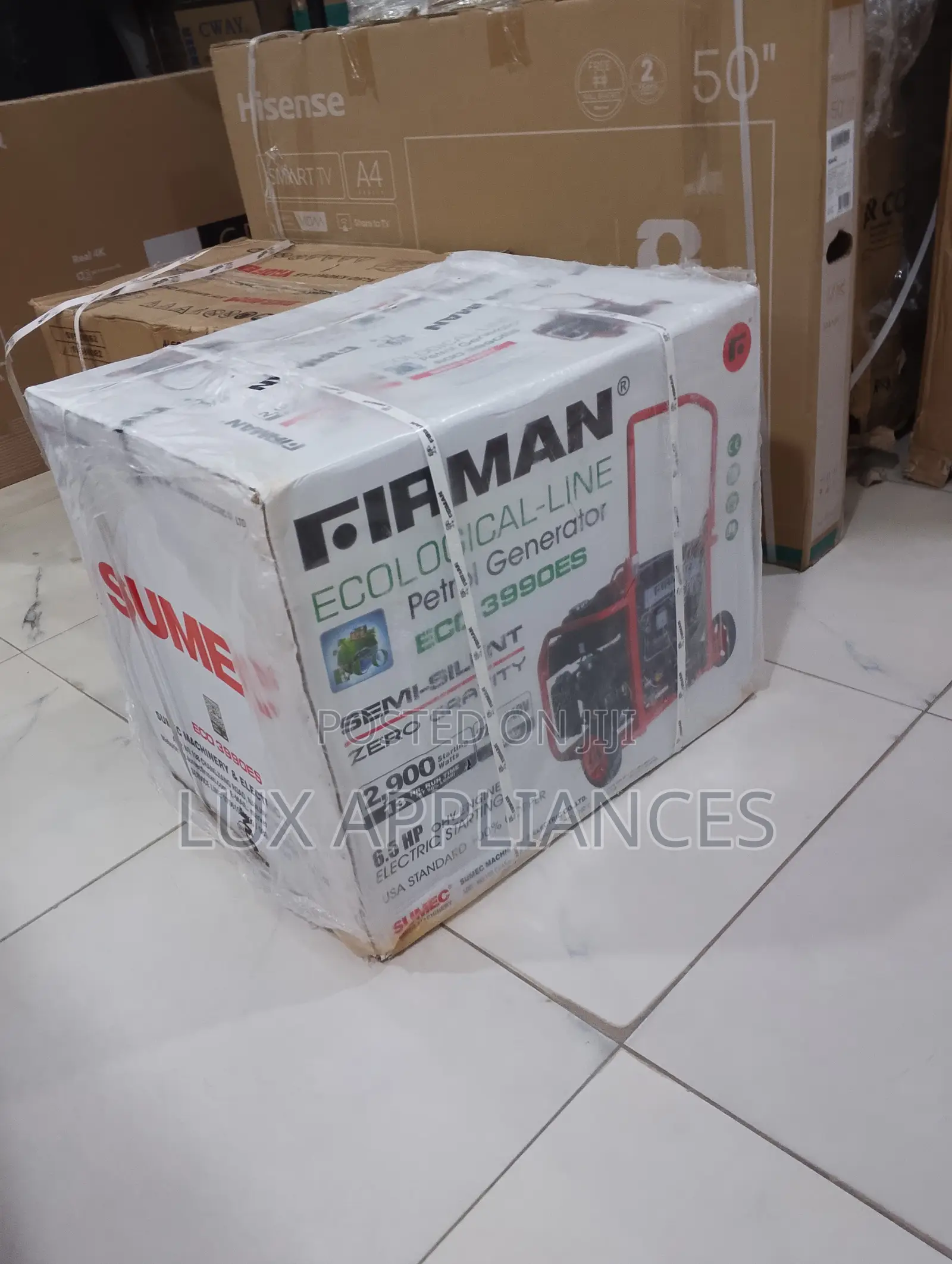 FIRMAN ECO3990ES 3.5kva Petrol Generator With Battery Included