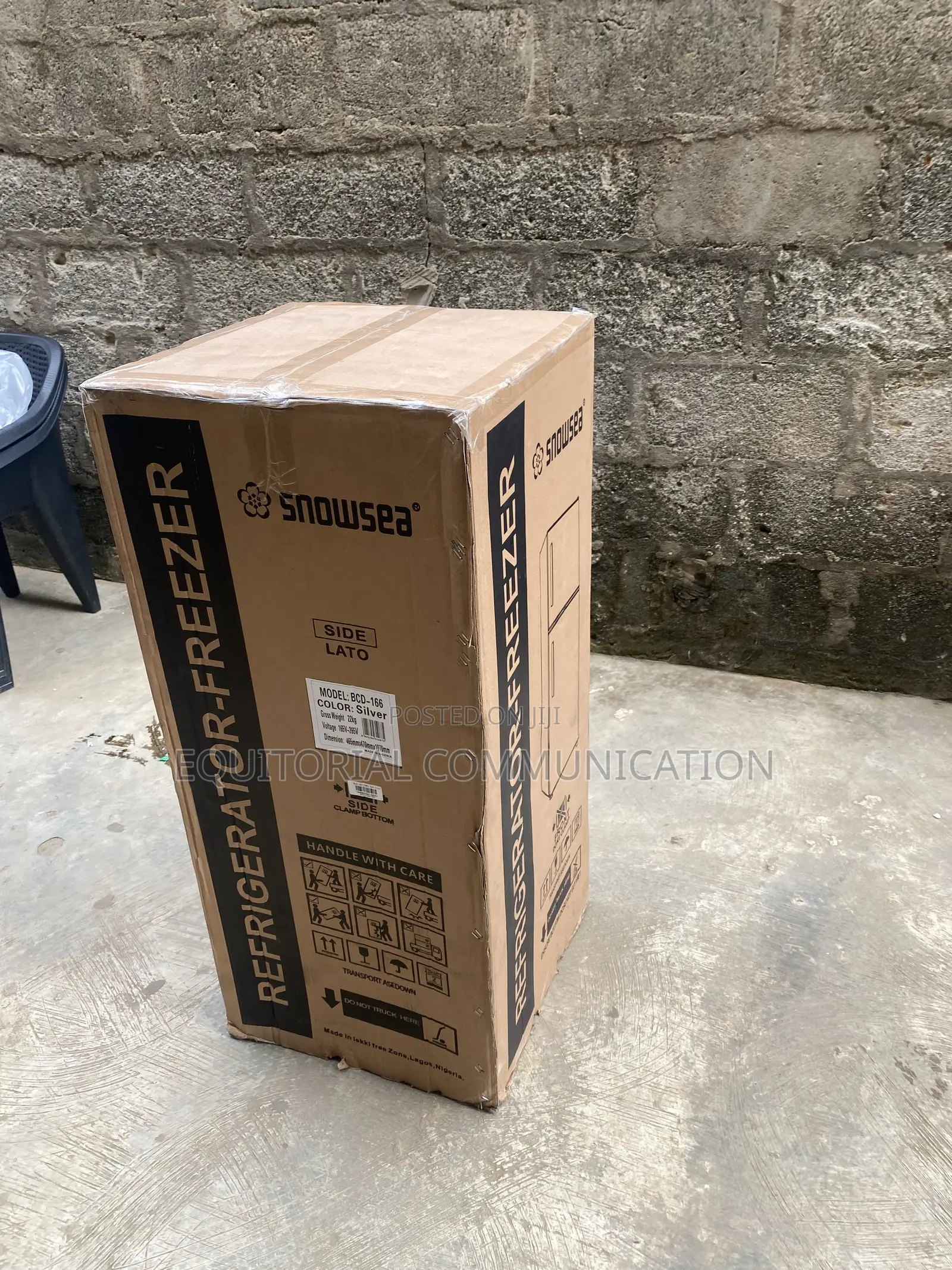 Snowsea BCD-166 120L Top Freezer Fridge for Home Use