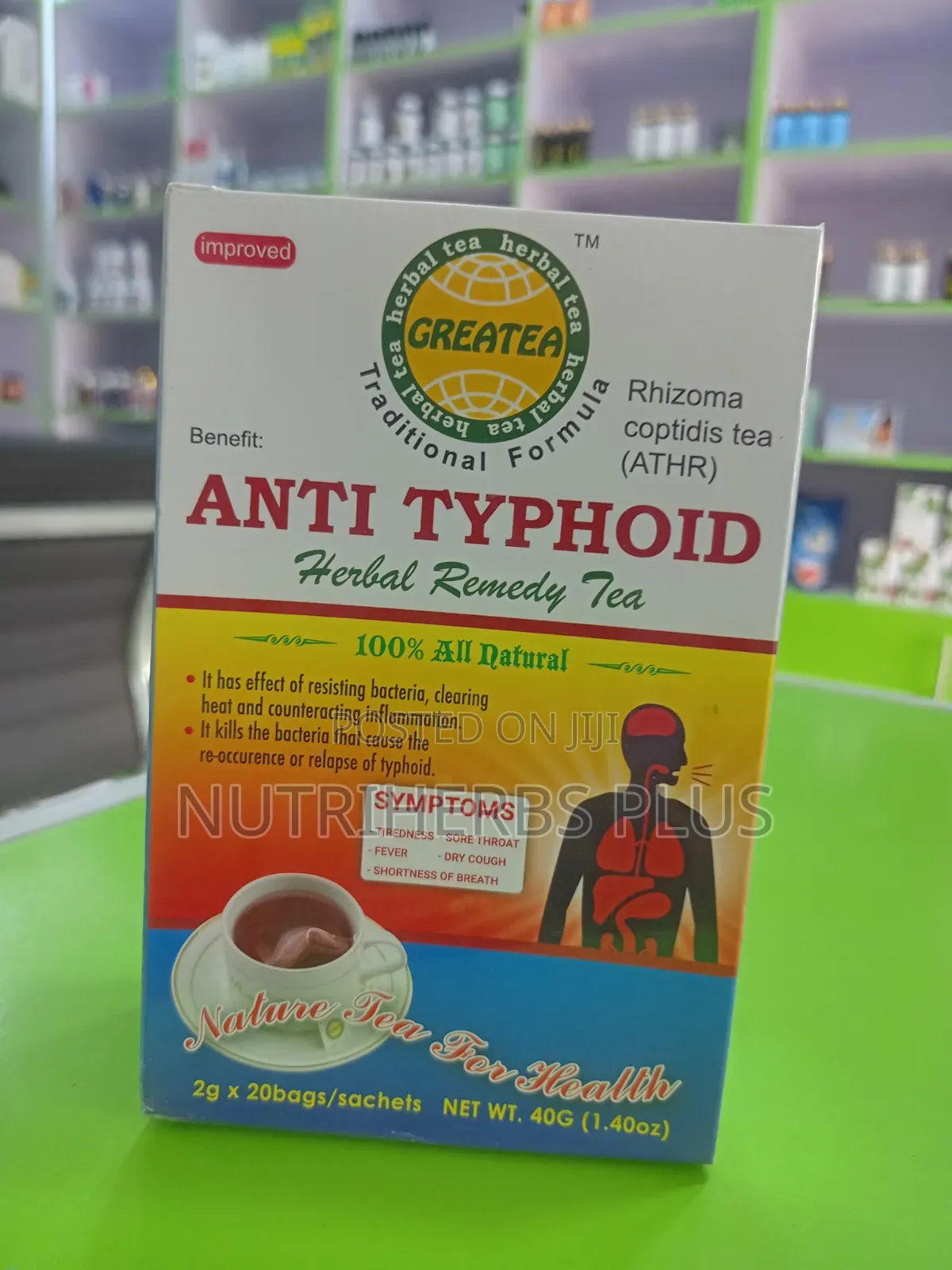Greatea Anti-Typhoid Herbal Remedy Tea(prevents & Cure Typhoid)