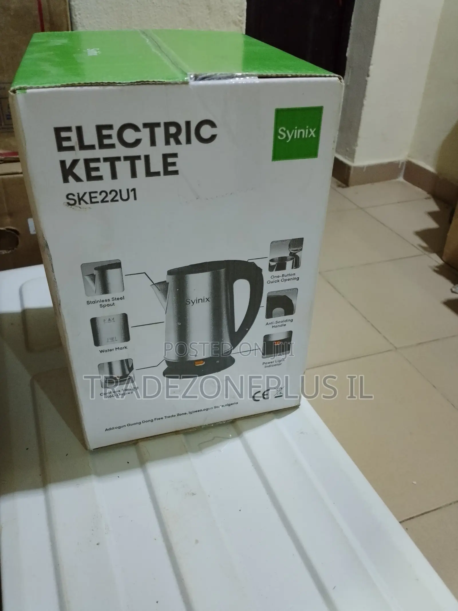 Synix Home Essentials Kettle 2000W Copper Cord Edition