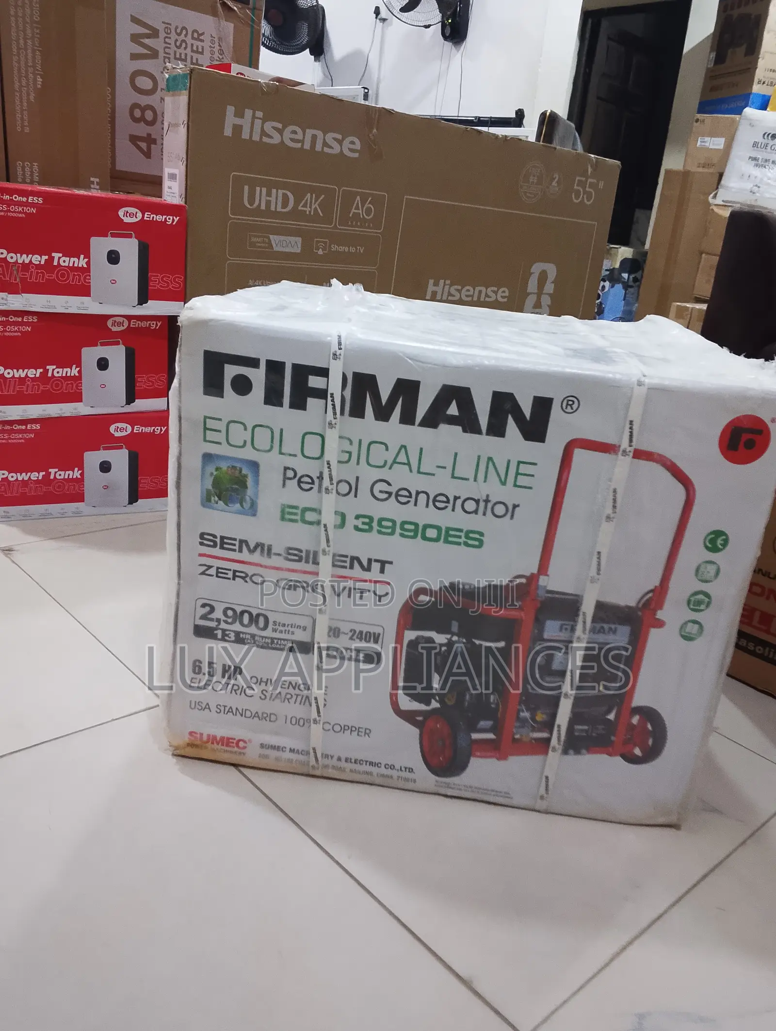 Order FIRMAN ECO3990ES 3.5kva Key Start Generator Today
