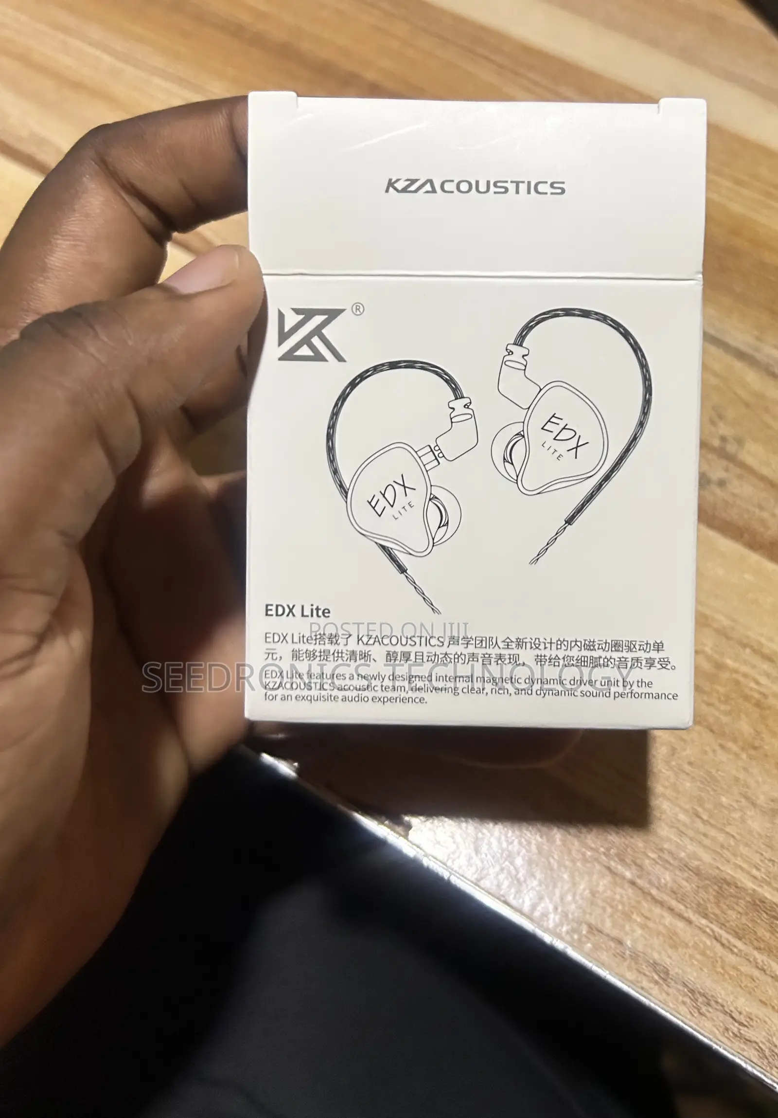 KZ EDX Lite in-Ear Monitor (IEM) – HiFi Wired Earphone | Brand New