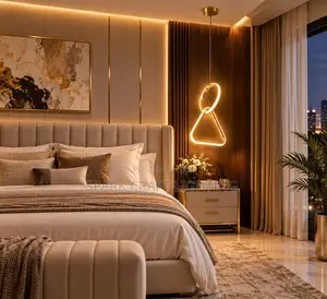 Luxury Modern Bedside Pendant Drop Light