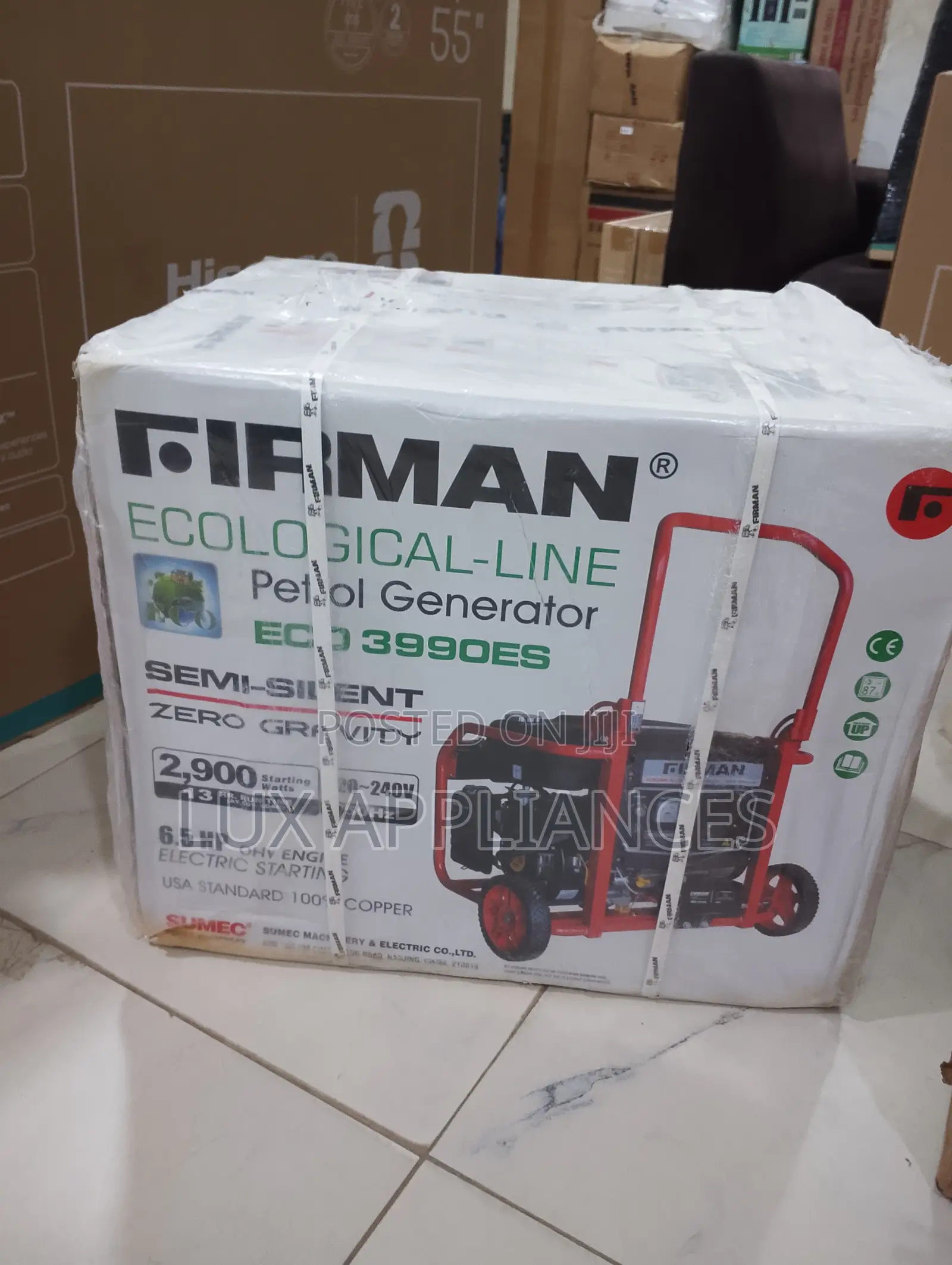 FIRMAN ECO3990ES 3.5KVA Petrol Generator for Family Use