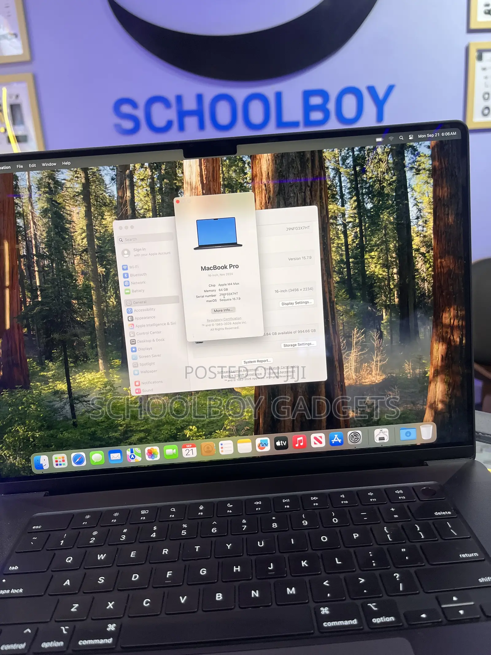 Laptop Apple MacBook Pro 2024 M4 Max 64GB Apple M4 Max SSD 1T