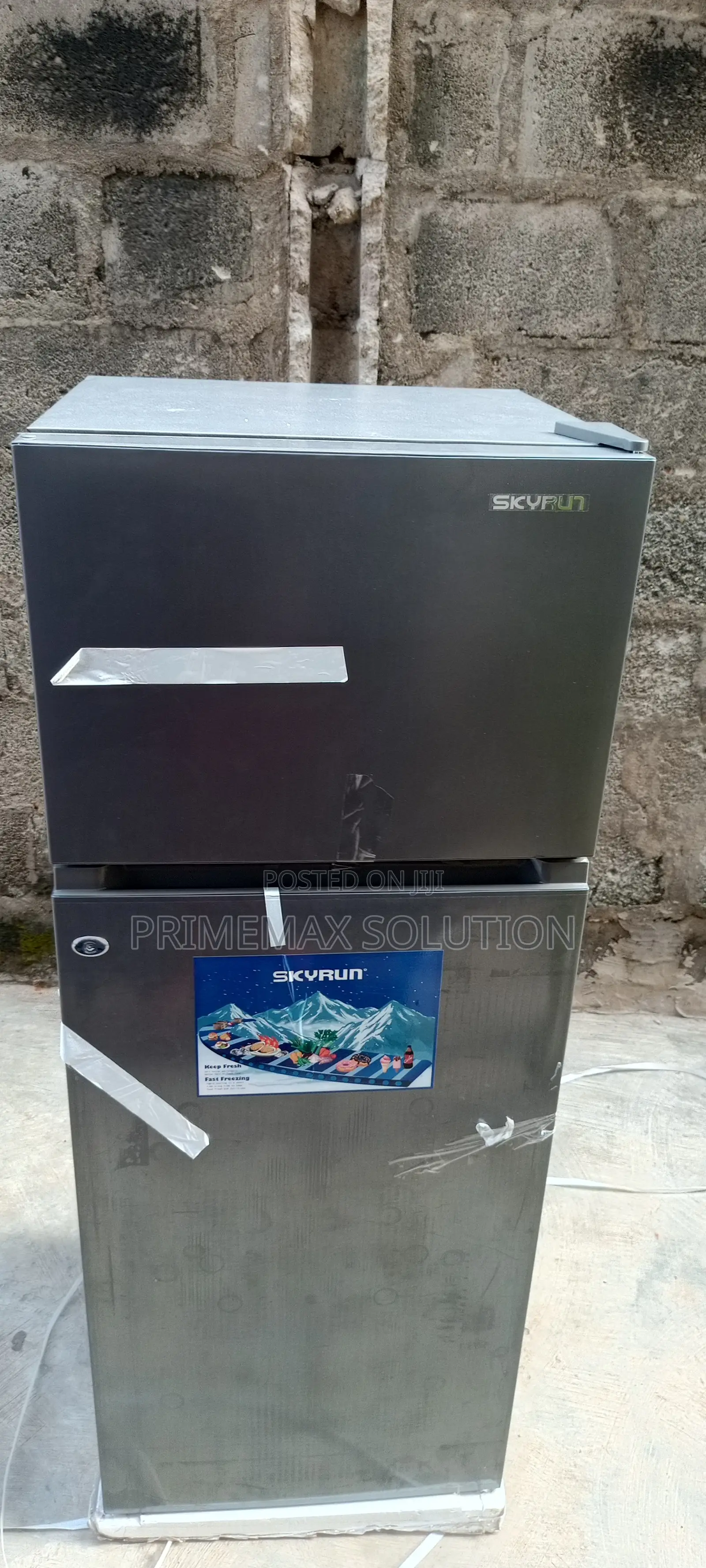 Quality Skyrun 200L Two Door Fridge Grey Finish