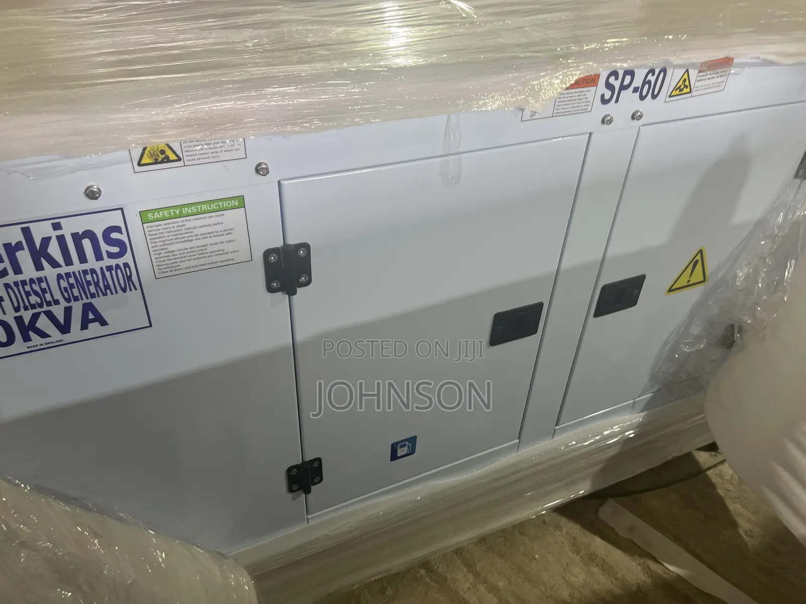 New 60kva Perkins Soundproof Generator Copper