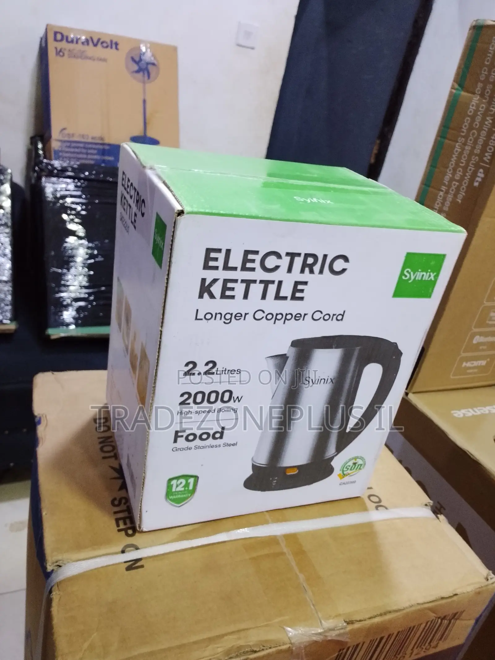 Synix Kitchen Companion Electric Kettle 2000W