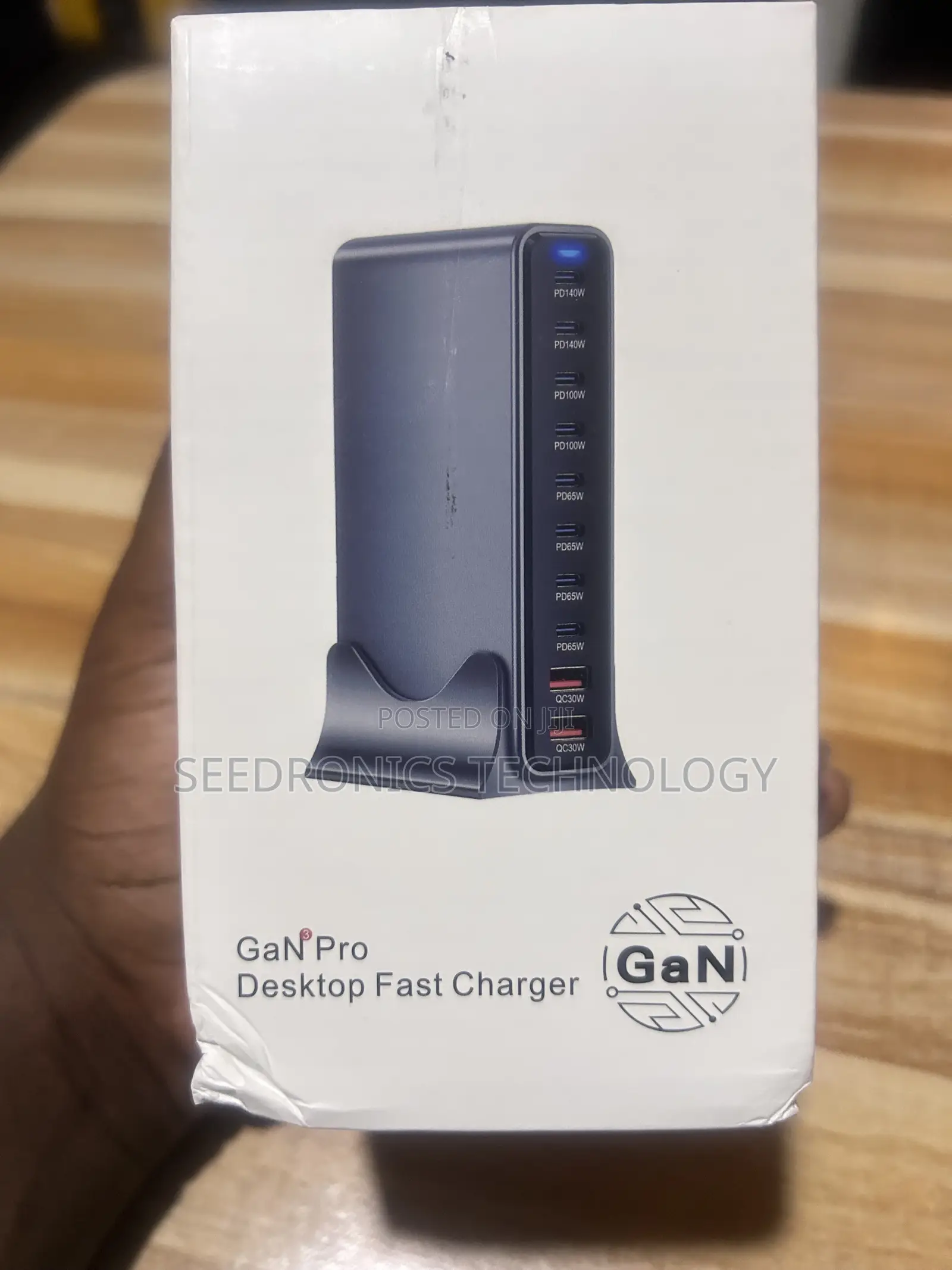 800W GaN Fast Charger |10-Port Charger — PD 140W USB-C & QC 30W USB-A