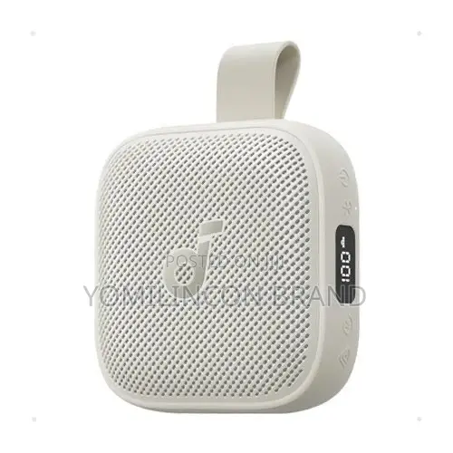 Soundcore Boom Go 3i Portable Bluetooth Speaker by Anker, 24H (Beige)