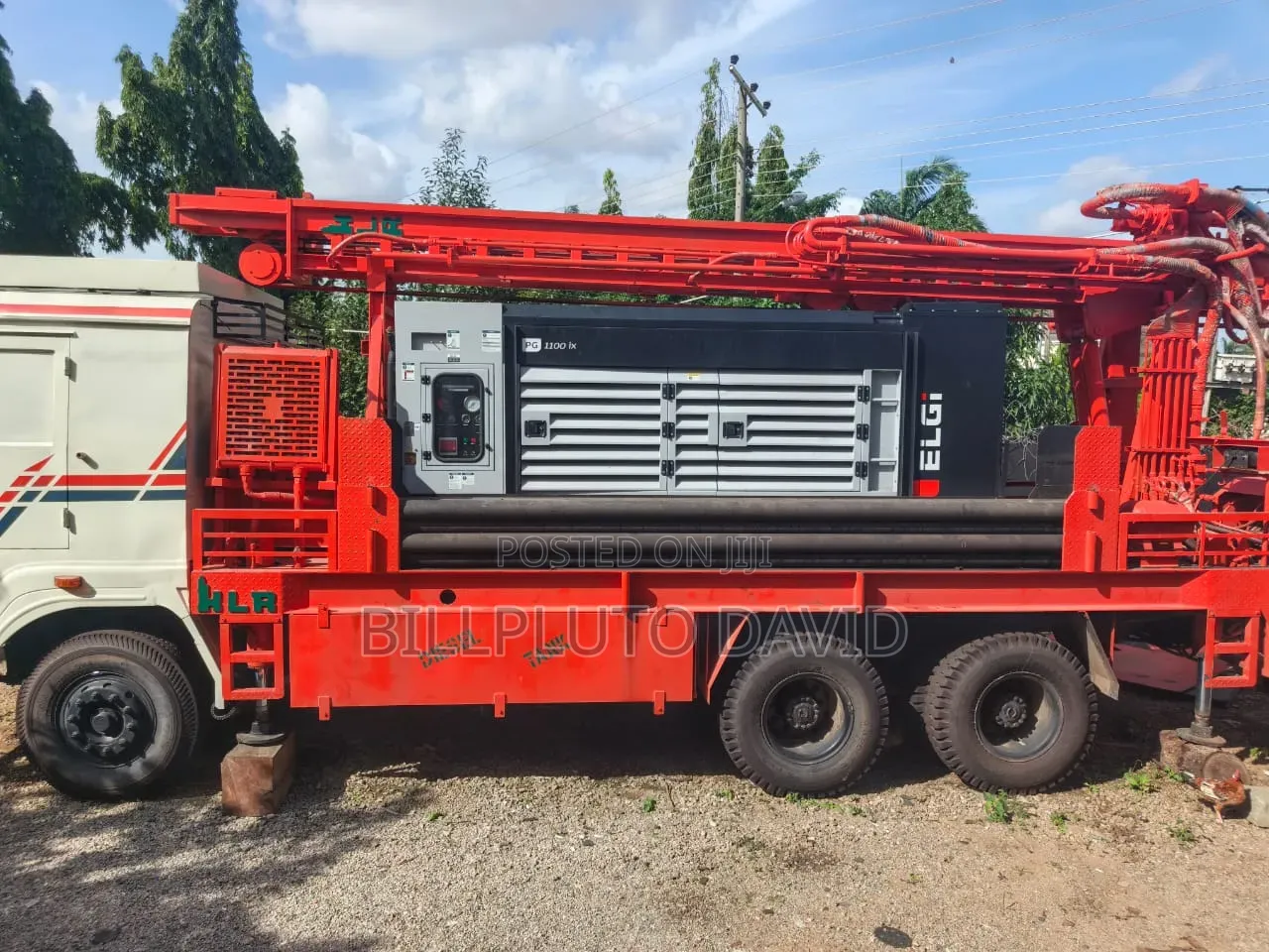 Truck-Mounted Borehole Drilling Rig