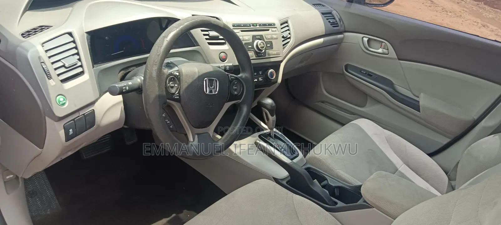 Honda Civic EX-L Sedan 2012 Brown