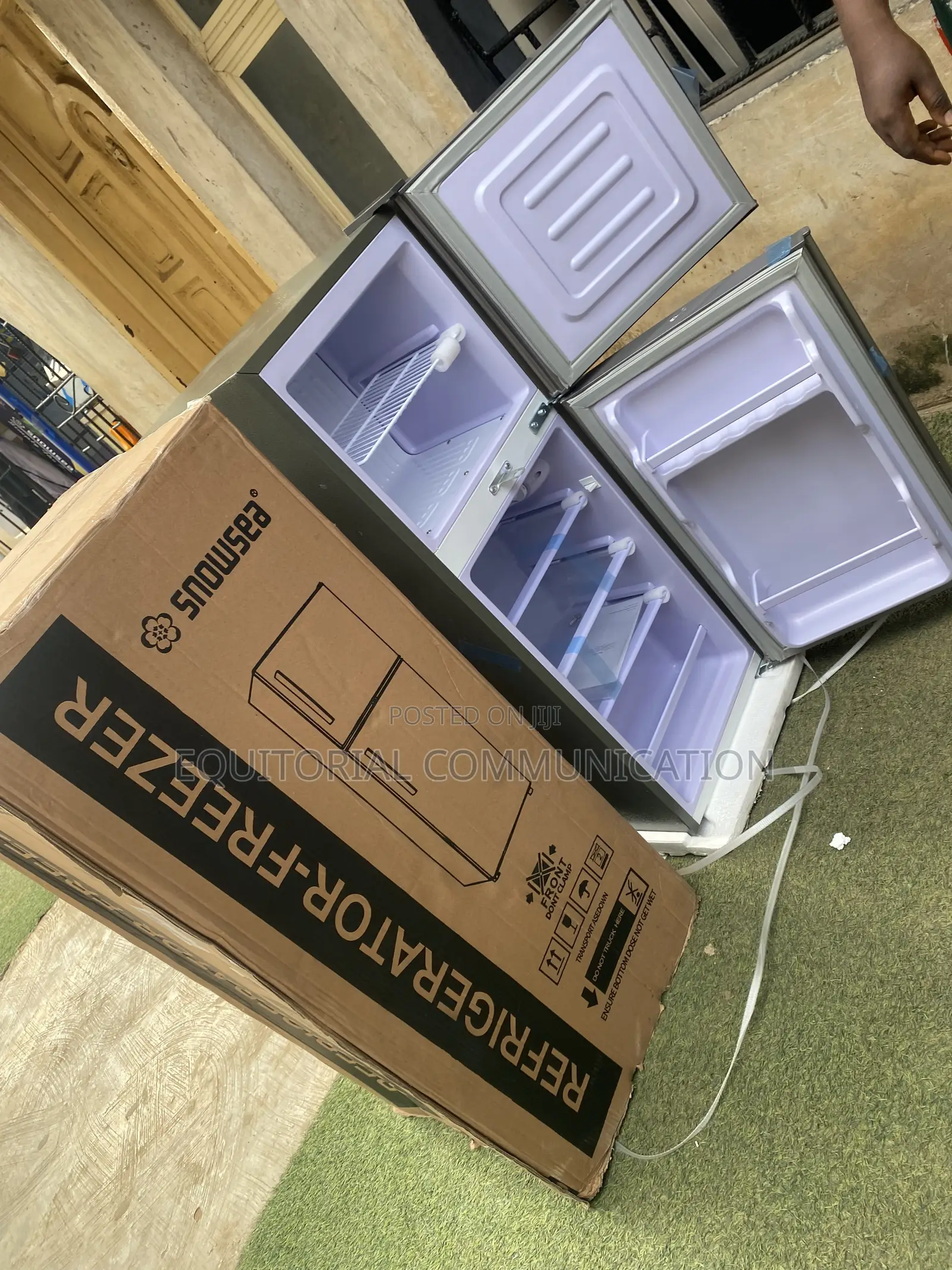 Snowsea BCD-166 120L Double Door Food Storage Refrigerator