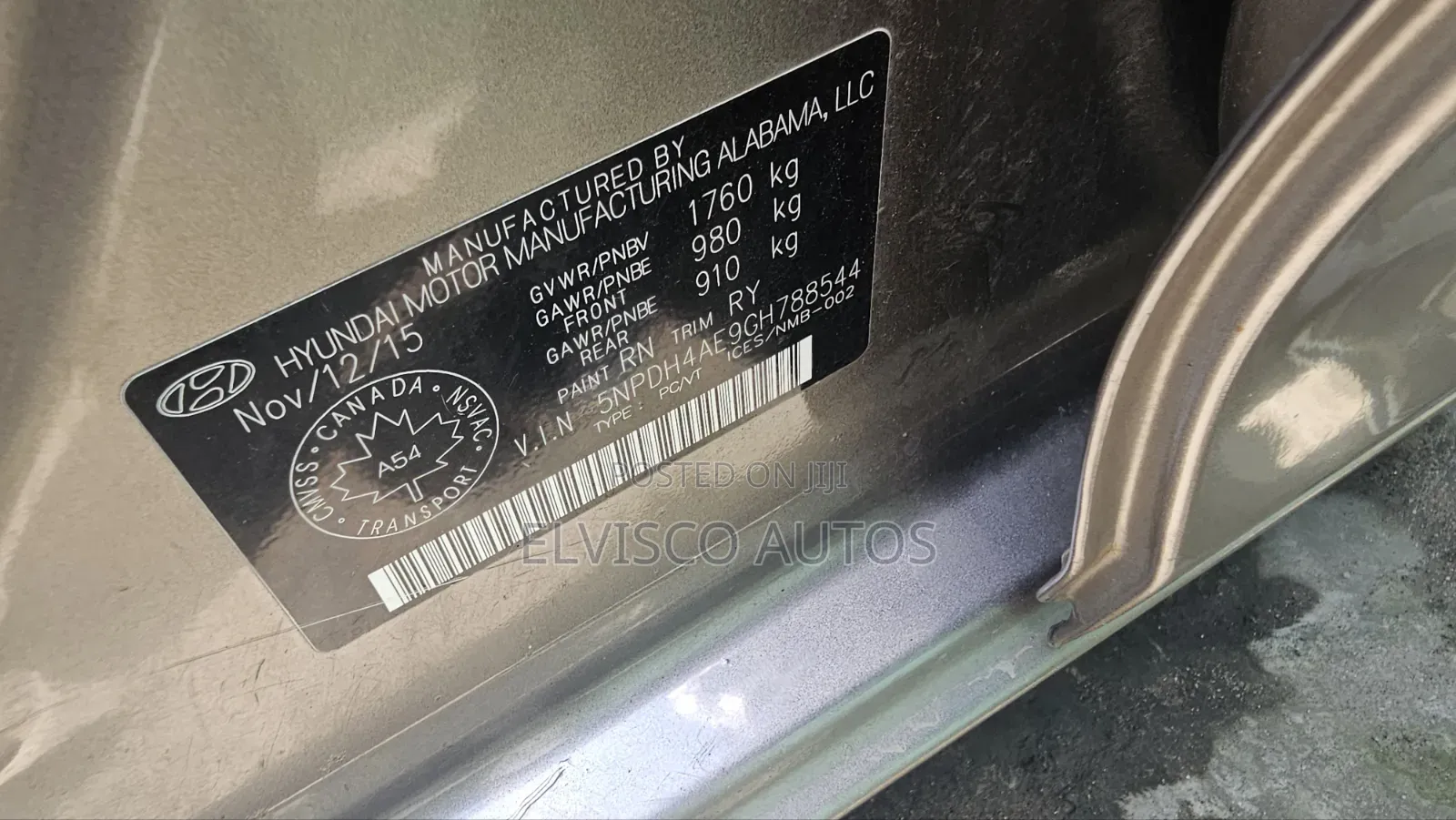 Hyundai Elantra 2012 Brown
