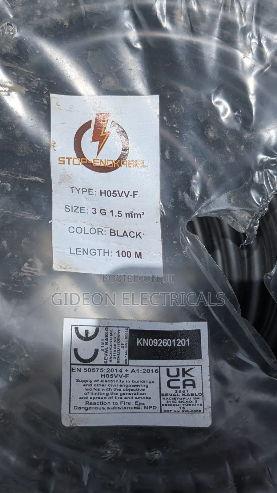 1.5mm 3 Core Flex Original One 100mtrs