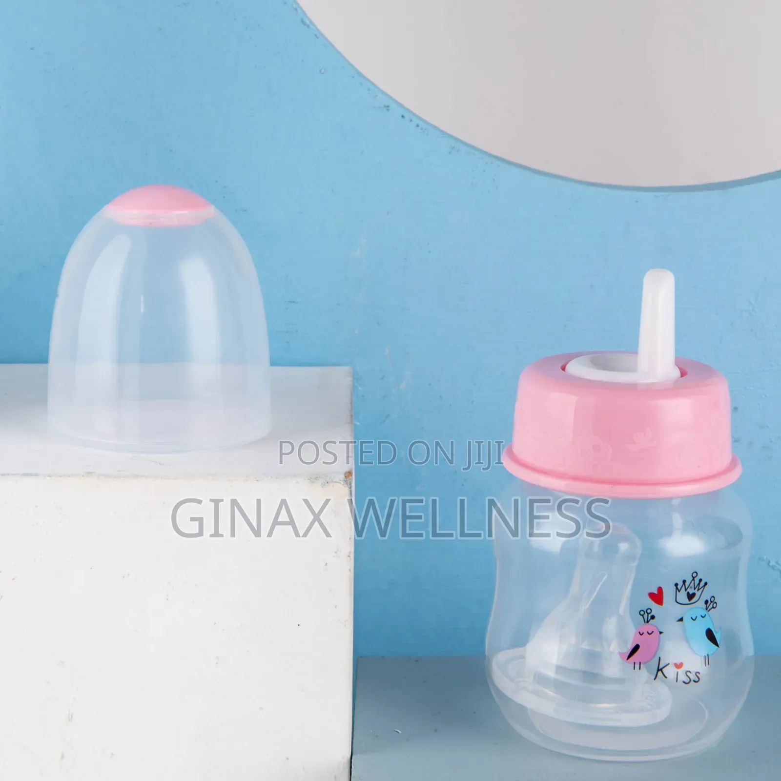 3-Piece 60ml Baby Feeding Bottle With Anti-Colic Design + 2 Free Teats