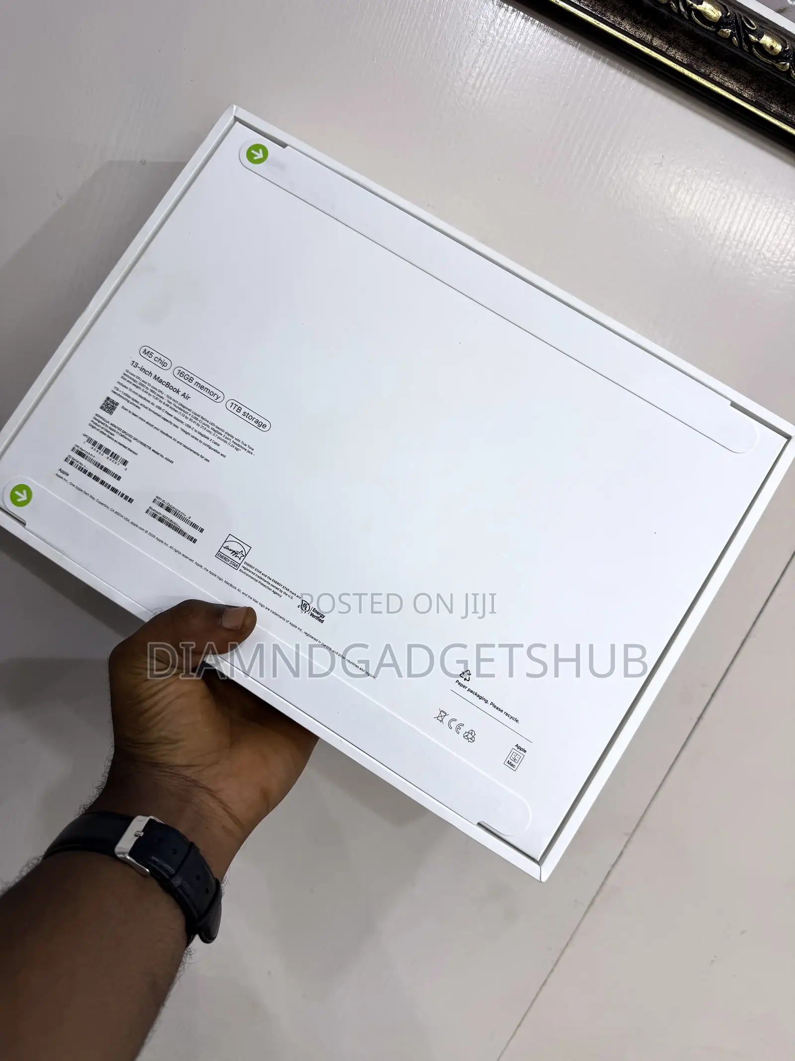 New Laptop Apple MacBook Air 2026 M5 16GB Apple M5 SSD 1T